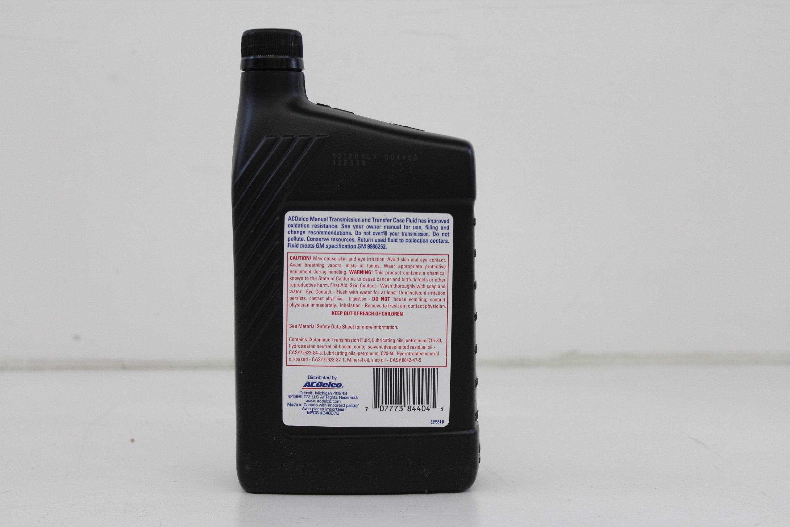 Genuine Gm Fluid 88861800 Manual Transmission Fluid - 1 Quart