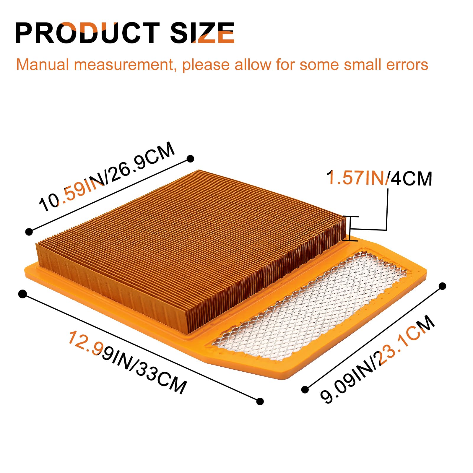 707800327 Air Filter Cleaner Replacement For Can-Am Commander 1000 1000R Xt 800R Efi Max 1000 Ltd 1000R 800R Dps Maverick 1000 1