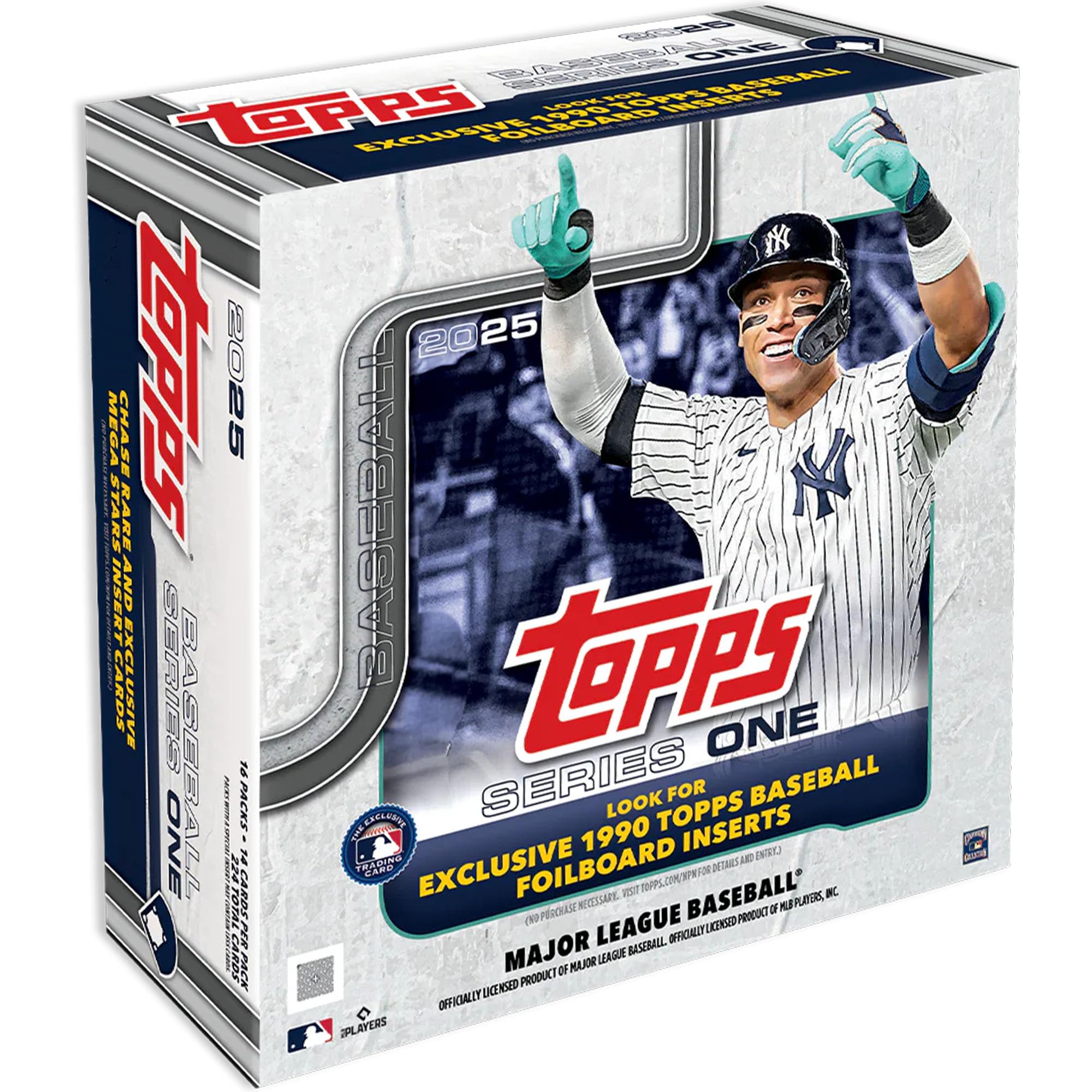 Topps 2025 Series 1 Baseball - Factory Sealed - Mega Box (224 Count  MLB  Baseball Cards)-New
