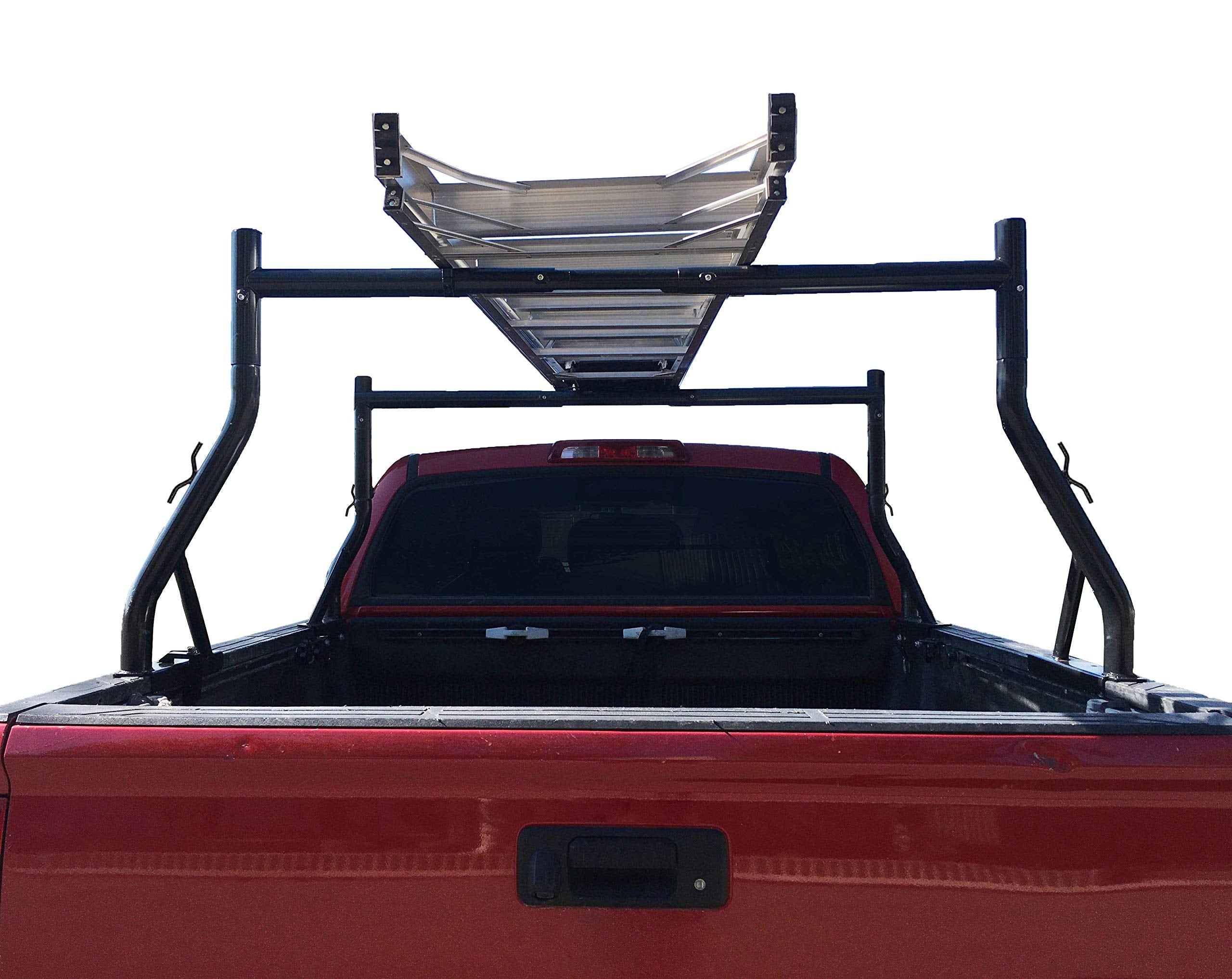 Tms 800 Lb Adjustable Fit 2 Bars Utility Ladder Truck Pick Up Rack Kayak Contractor Lumber Utility (Us Patent No.D722,007)