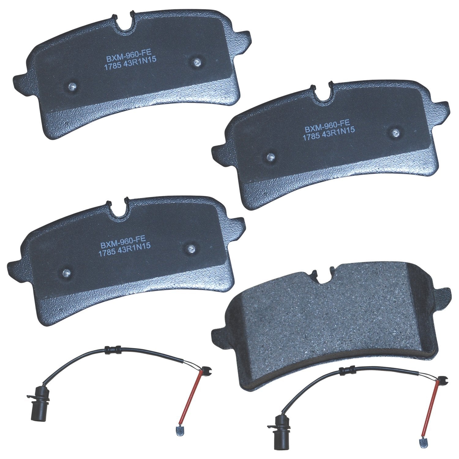 Bendix Premium Sbm1785 Semi-Metallic Rear Brake Pads For Audi A8 Quattro 2015, Rs7 2015, Rs7 2018-2017, S8 2018-2017, Porsche Ma