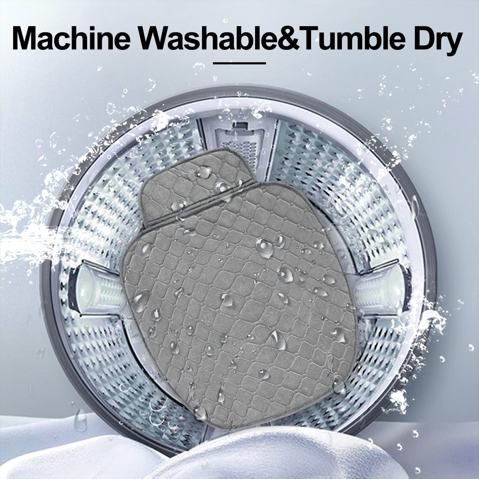 Surpassme Comfortable Car Seat Covers Universal Front Seat Coves For Car Accessories With Storage Pockets, Padded Car Interior C