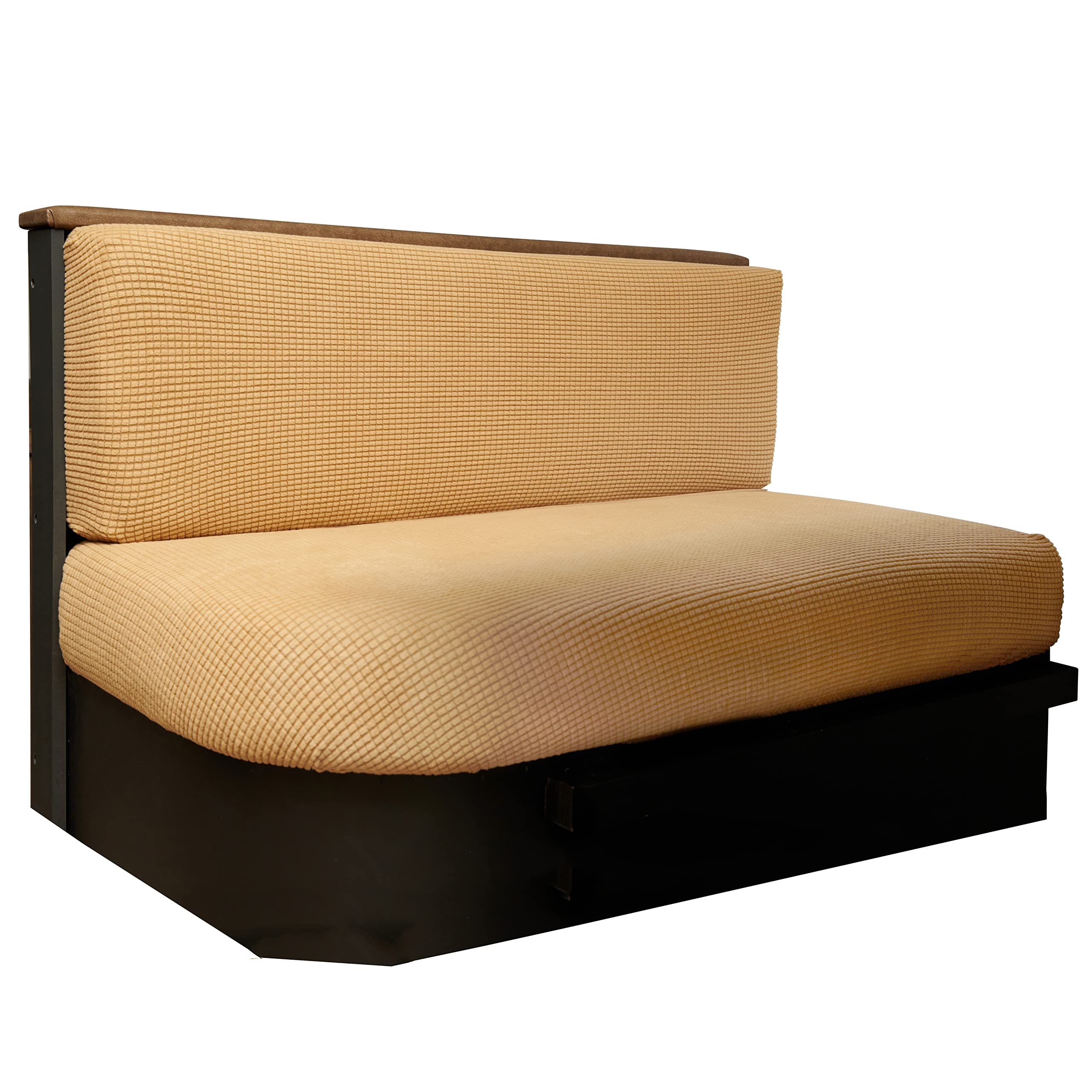 Hudson Comfort Rv Dinette Cushion Covers - Microfiber Stretchable Fabric Designed To Fit Wide Variety Of Seats - Camper Cushion 