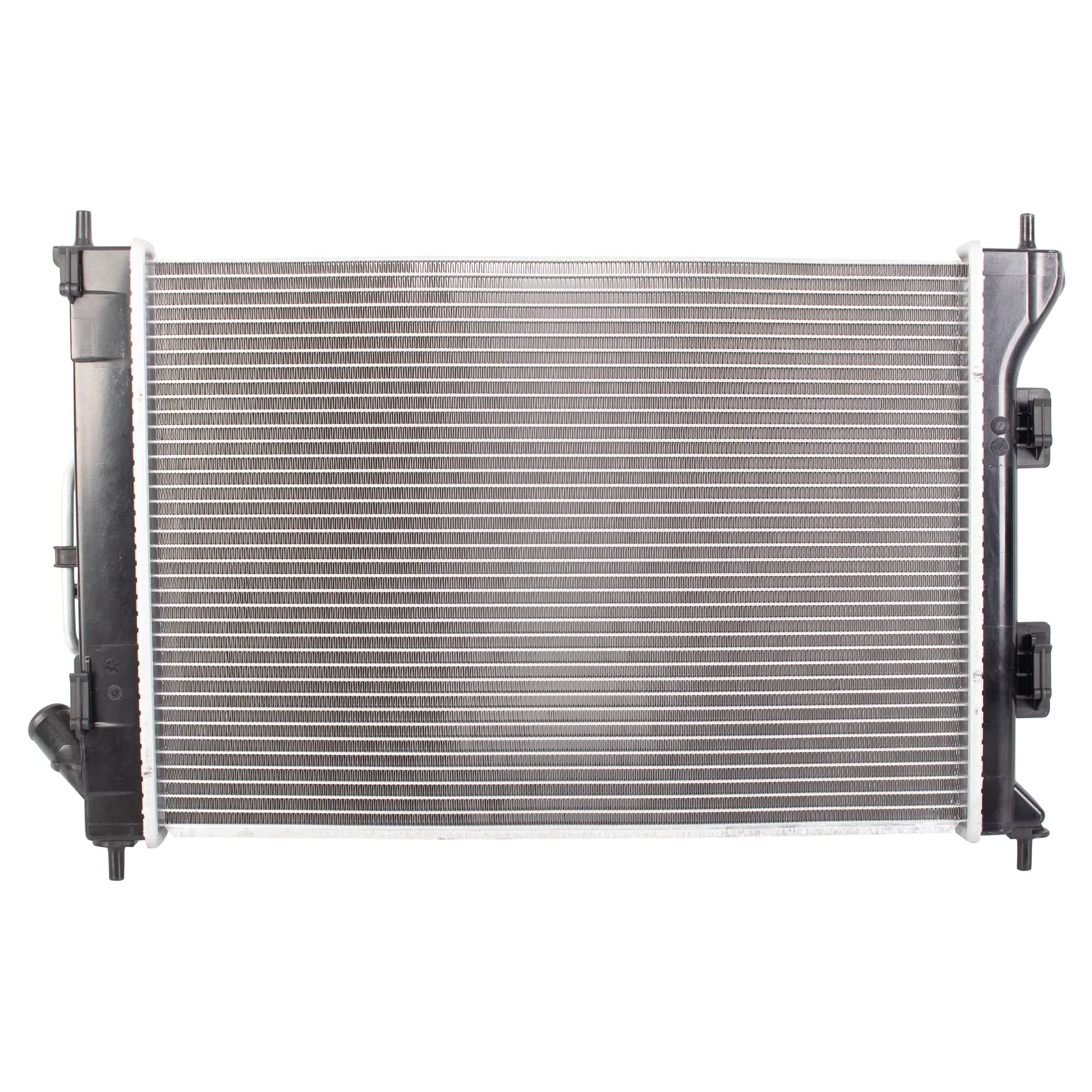 Trq Radiator Assembly Aluminum Core Compatible With 11-13 Hyundai Elantra 13 Elantra Coupe 13-15 Elantra Gt 14 Kia Forte Forte K