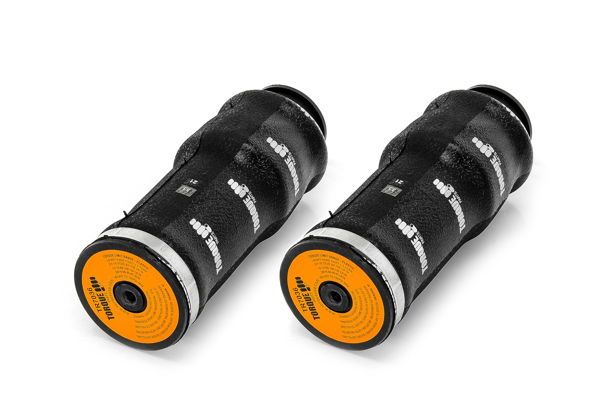 2 pack of TORQUE Cab Sleeper Air Spring Bag for Select Peterbilt 379 Trucks (Replaces Firestone 7036, W02-358-7036, Peterbilt 29-03200, T81-6000) (2 x TR7036)