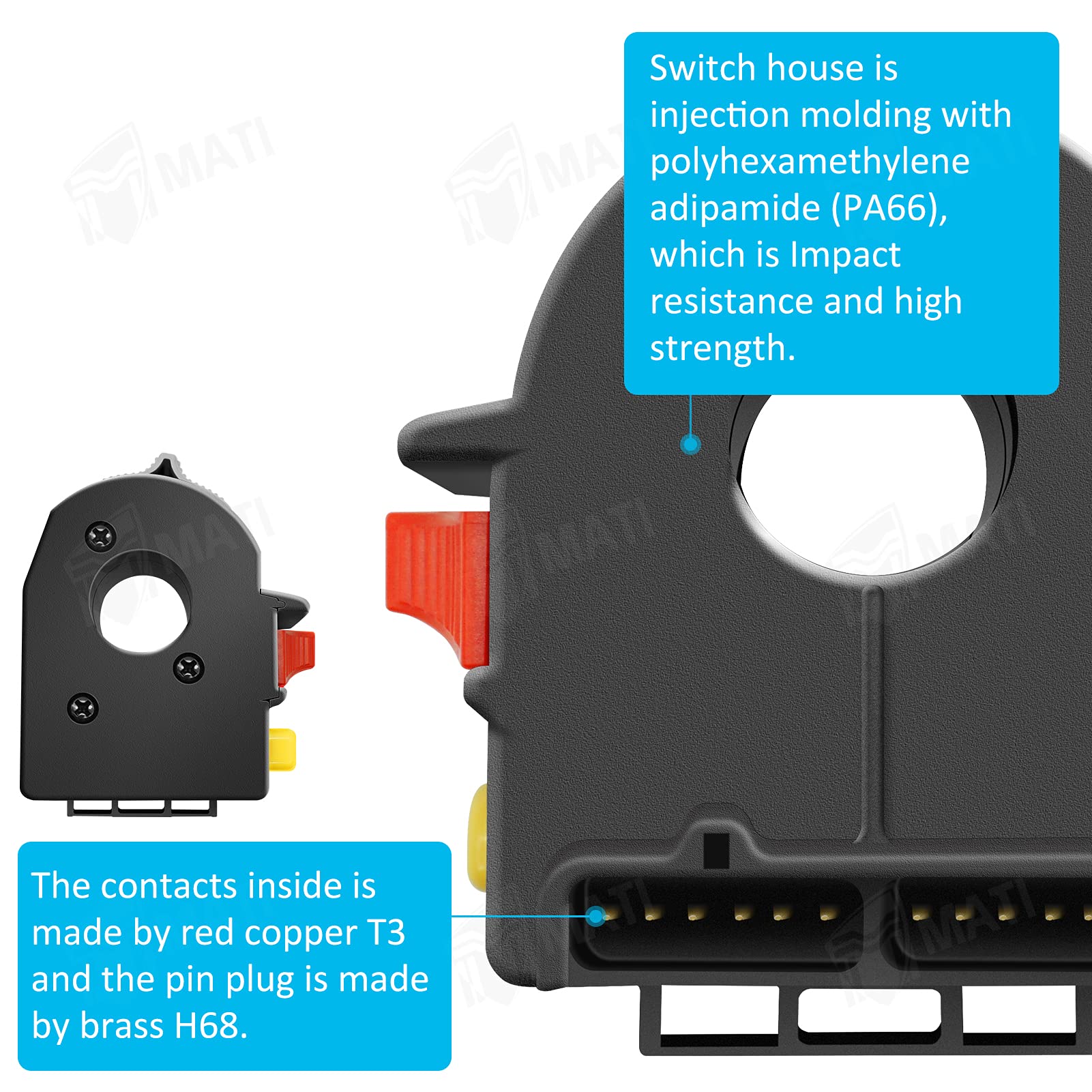 M Mati 4010262 4110243 4110248 Left Handlebar Switch Assembly For Polaris Sportsman Scrambler Magnum Trail Blazer Trail Boss Diesel Xpedition Xplorer Sport Worker