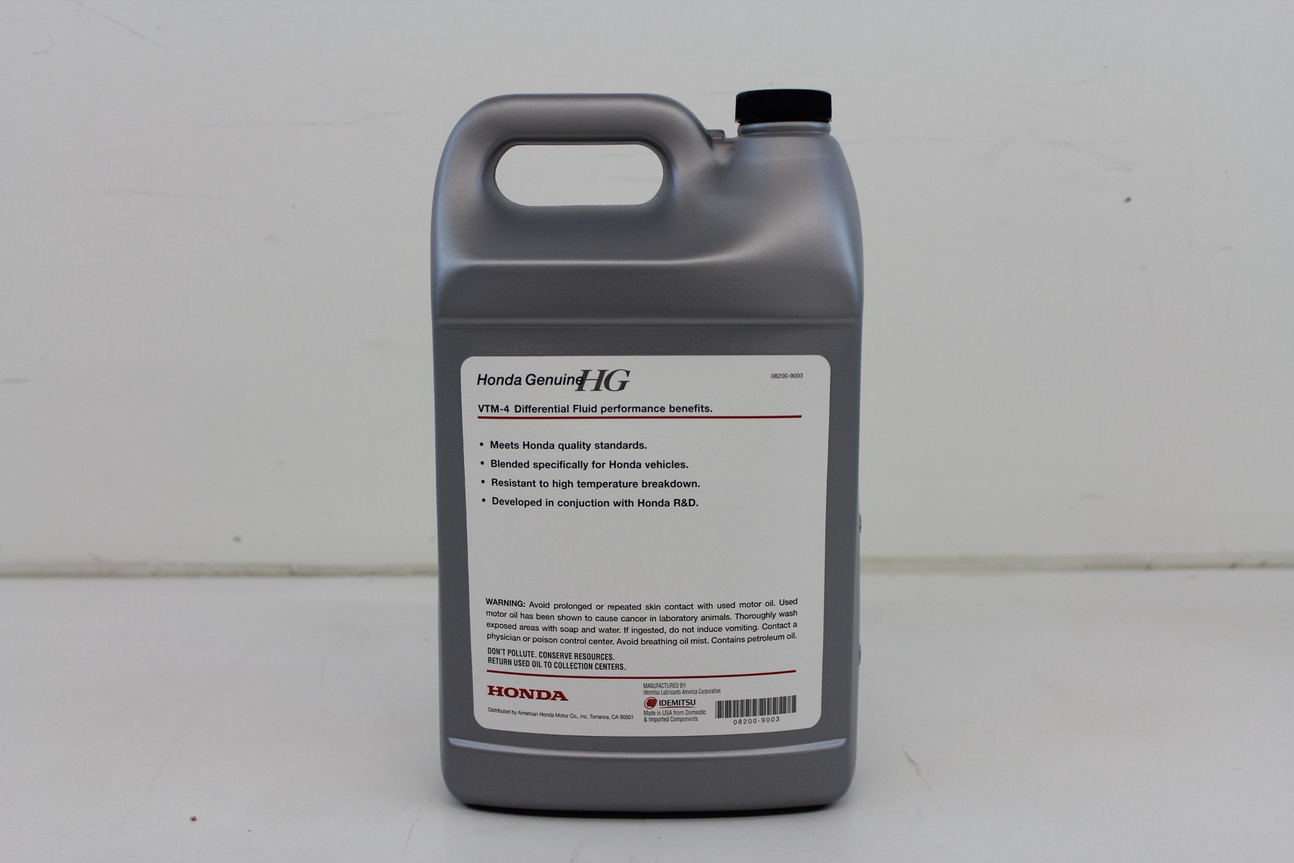 Genuine Honda Fluid 08200-9003 Vtm-4 Differential Fluid - 1 Gallon Bottle