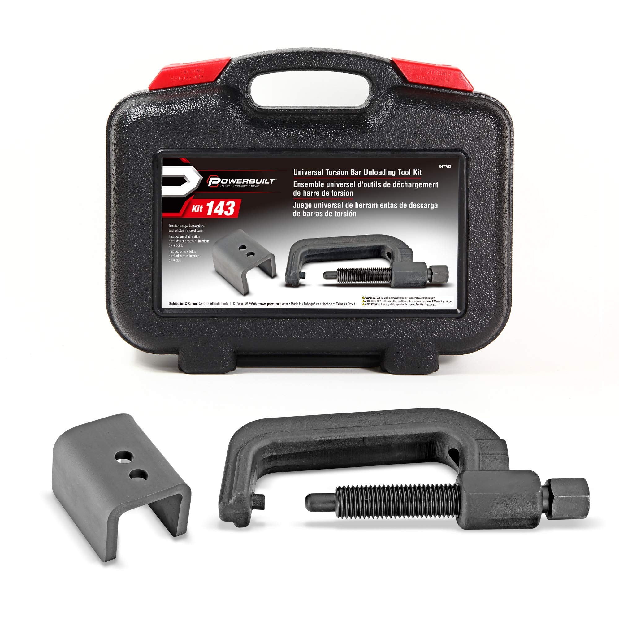 Powerbuilt - GM Torsion Bar Unloading Tool Kit, Steering & Suspension Set, Dodge, Ram, GM, Ford, Suspension Systems - 647753