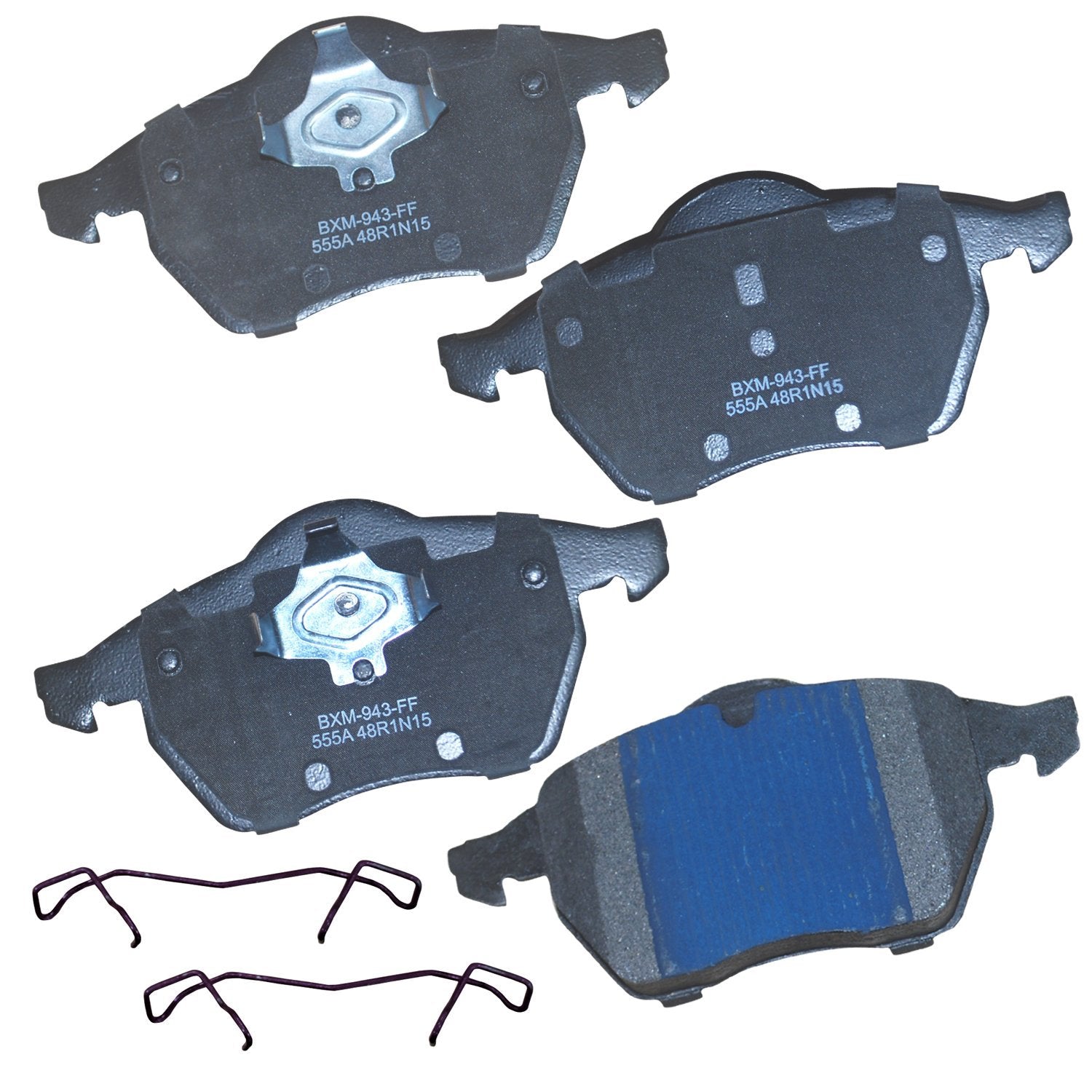 Bendix Premium Sbm555A Semi-Metallic Front Brake Pads For Audi A3 1998, A4 2000-1997, A4 Quattro 2000-1997, S3 2004-2002, Seat L