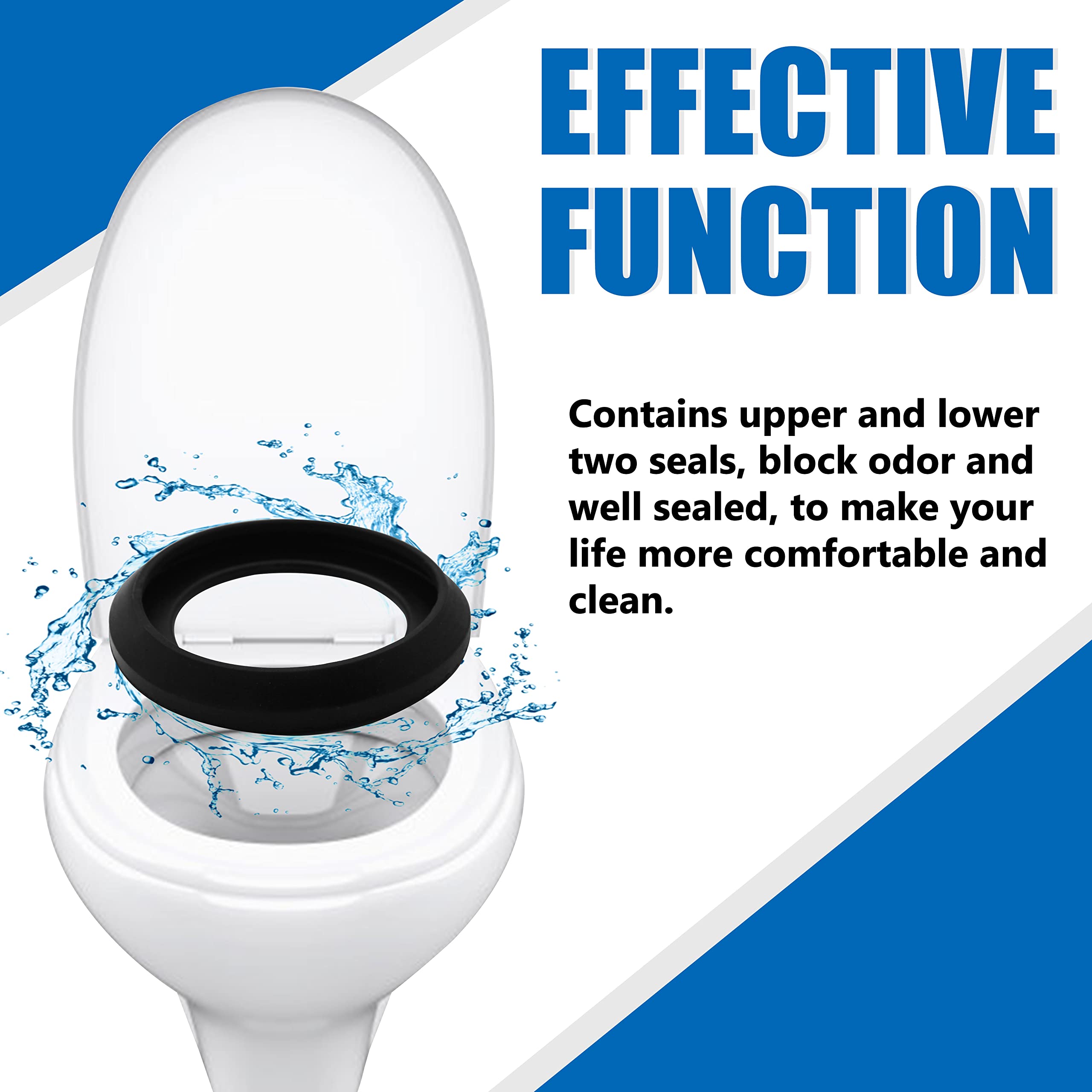Wehope 34120 Rv Waste Ball Seal Kit Compatible With Thetford Aqua-Magic Style Plus/Style Lite/Style Ii/Residence Permanent Toile