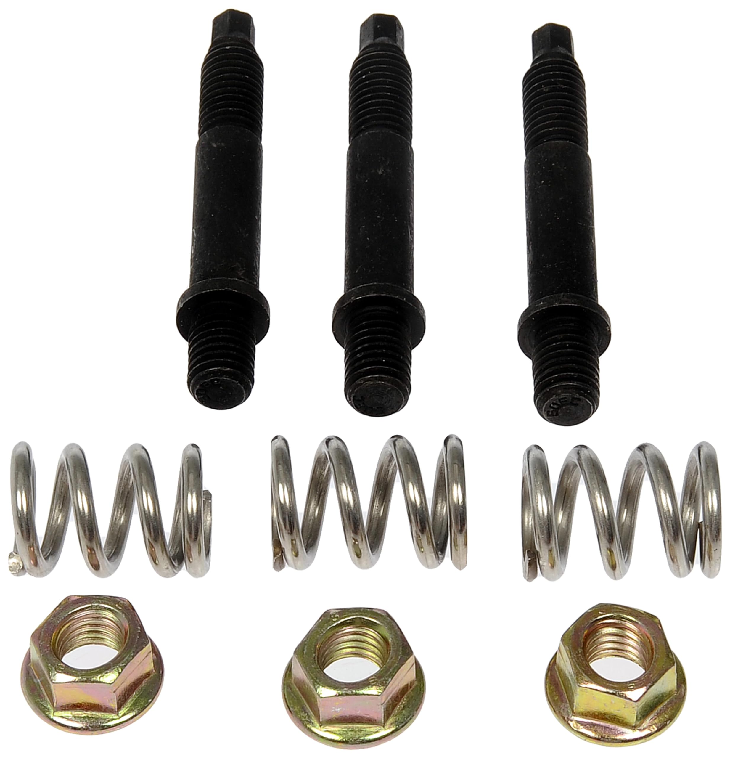 Dorman 675-216 Front Double Ended Stud - (3) Springs (3) Studs (3) Lock Nuts Compatible With Select Chevrolet/Gmc/Oldsmobile Mod