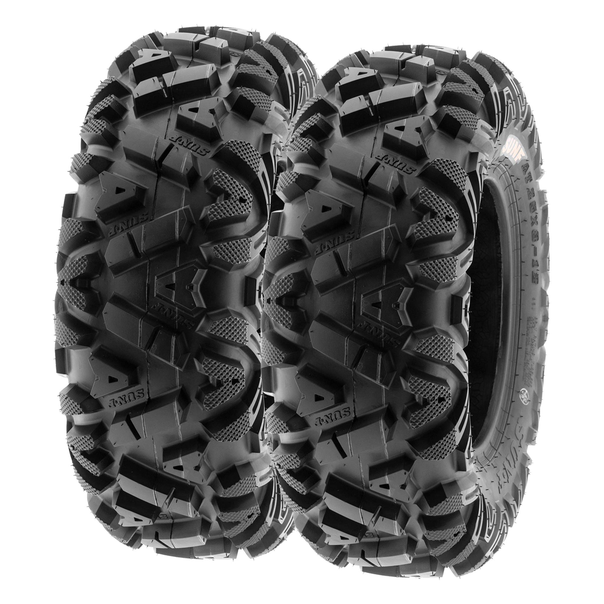Sunf 26X10-12 26X11-12 All Terrain Tires Atv Utv 6 Pr Power I A033 - Bundle