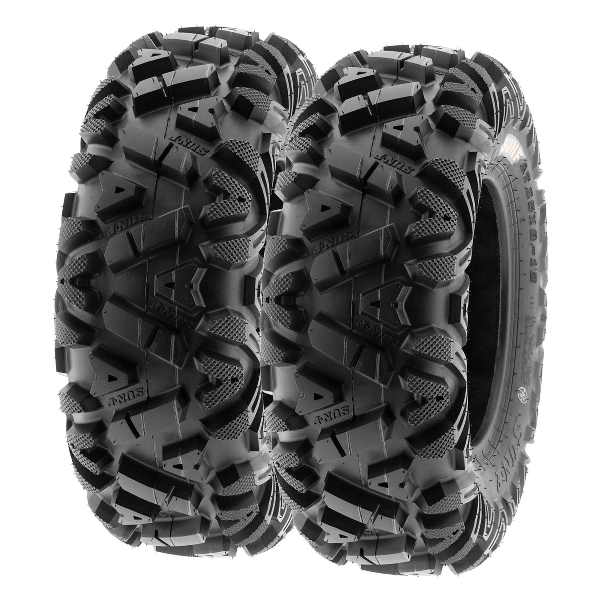 Sunf 26X10-12 Atv Utv 26X10X12 All Terrain Tires 6 Pr A033 Power I - Pair Of 2