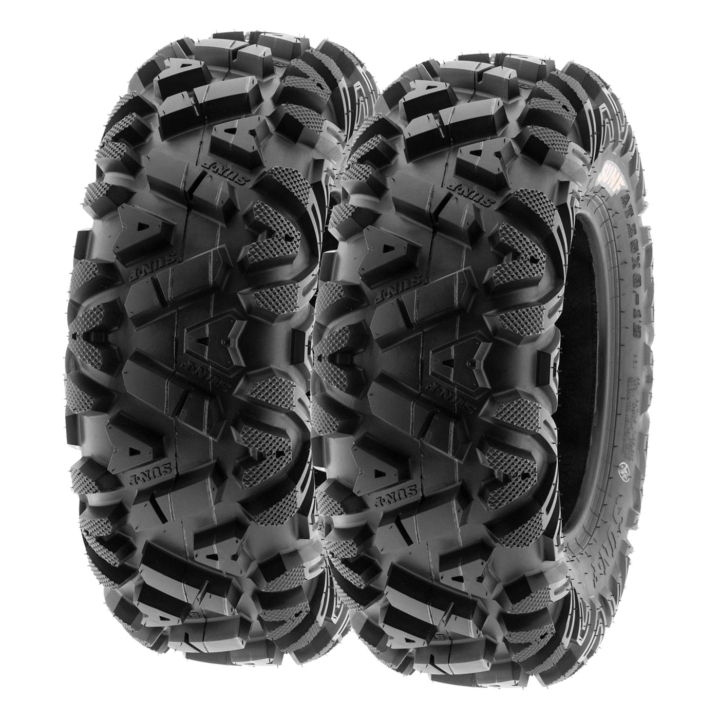 Sunf 26X10-12 Atv Utv 26X10X12 All Terrain Tires 6 Pr A033 Power I - Pair Of 2