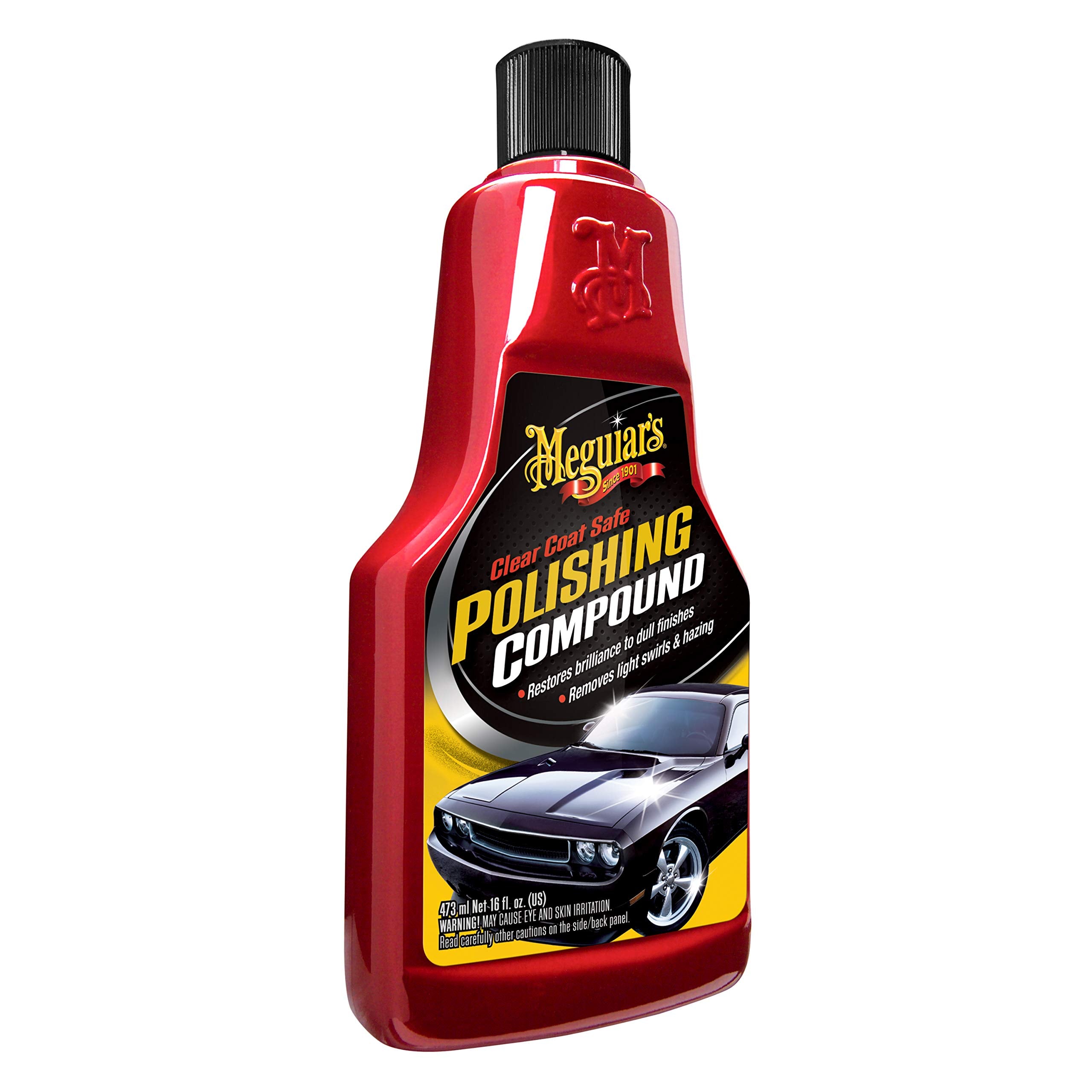 Meguiar'S G18116 Clear Coat Safe Polishing Compound - 16 Oz Bottle