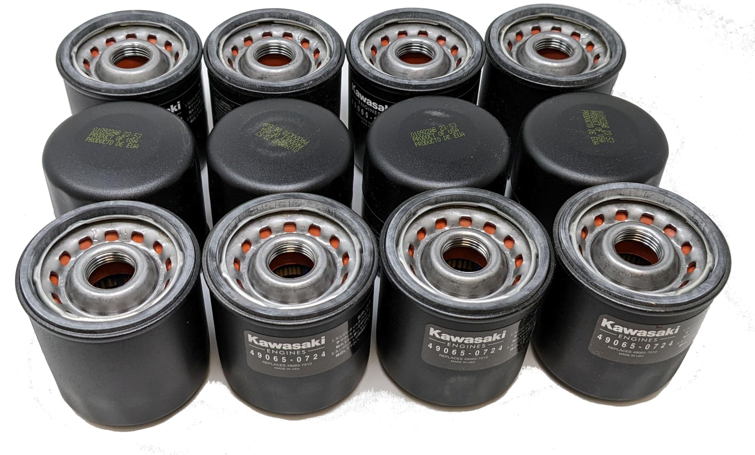 Kawasaki 49065-0724 (Case of 12) Oil Filters Fits 49065-7010 OEM