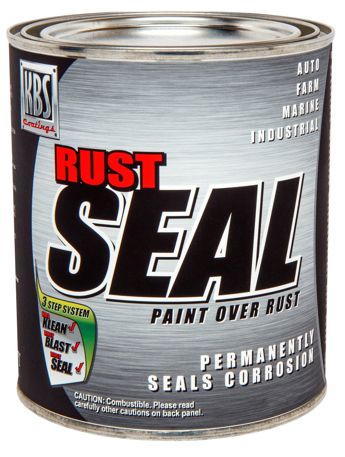 Kbs Coatings 4507 Safety Green Rustseal - 1 Gallon, Covers 200 Sq Ft