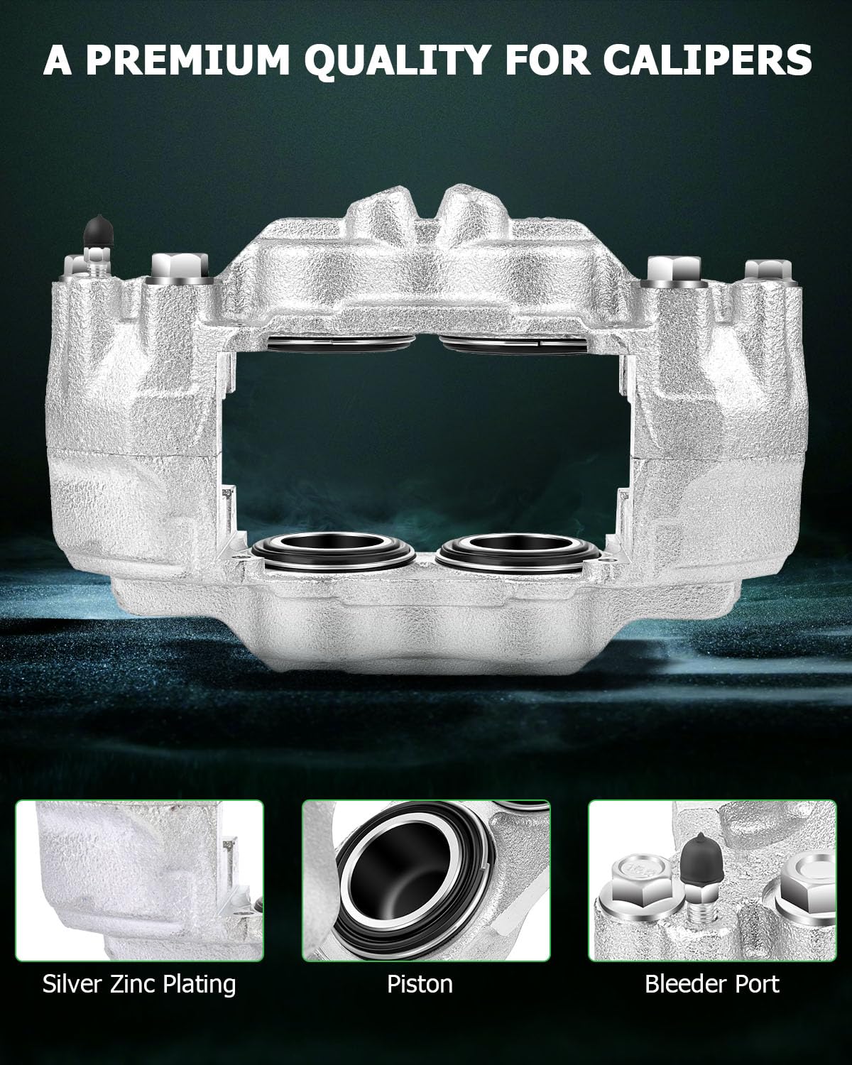 Scitoo Front Left Brake Caliper Without Bracket 19-2985 Compatible For Toyota For 4Runner 2003-2009 For Toyota Fj Cruiser 2007-2