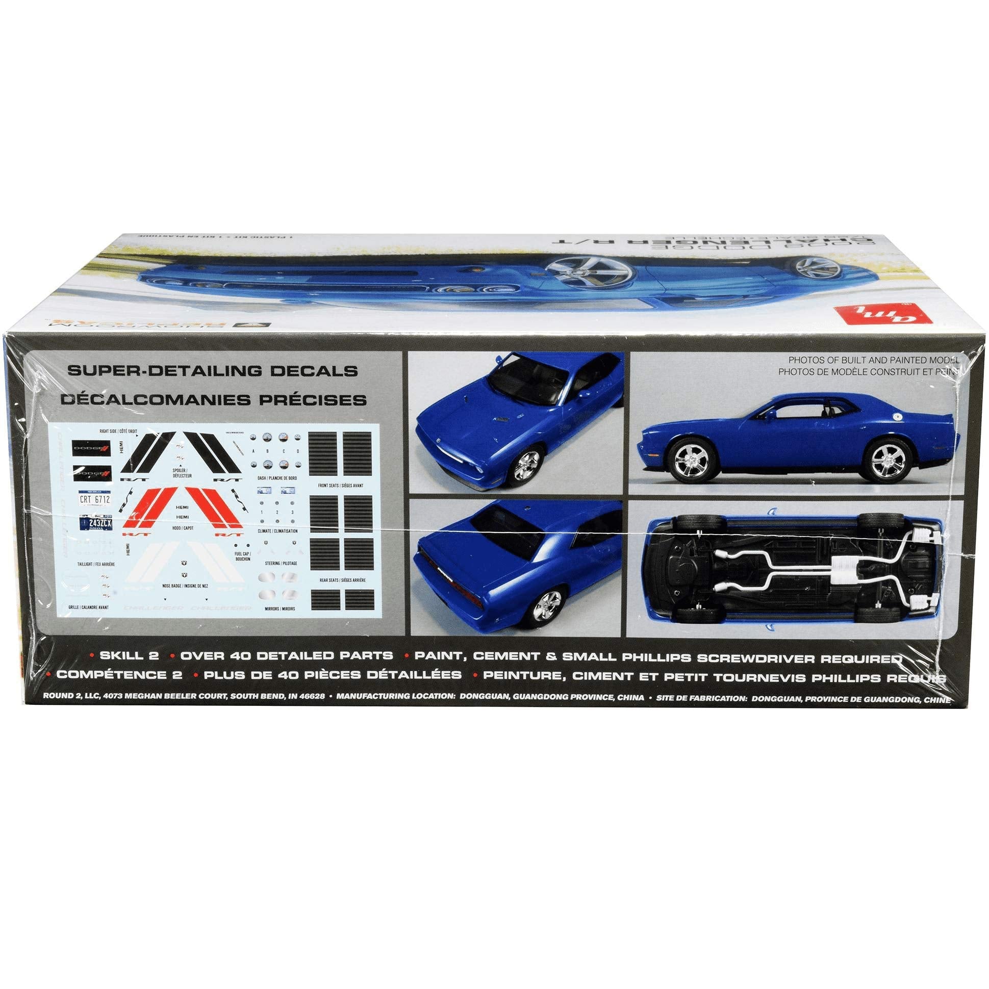 Amt 2009 Dodge Challenger R-T 1:25 Scale Model Kit (Amt1117M)