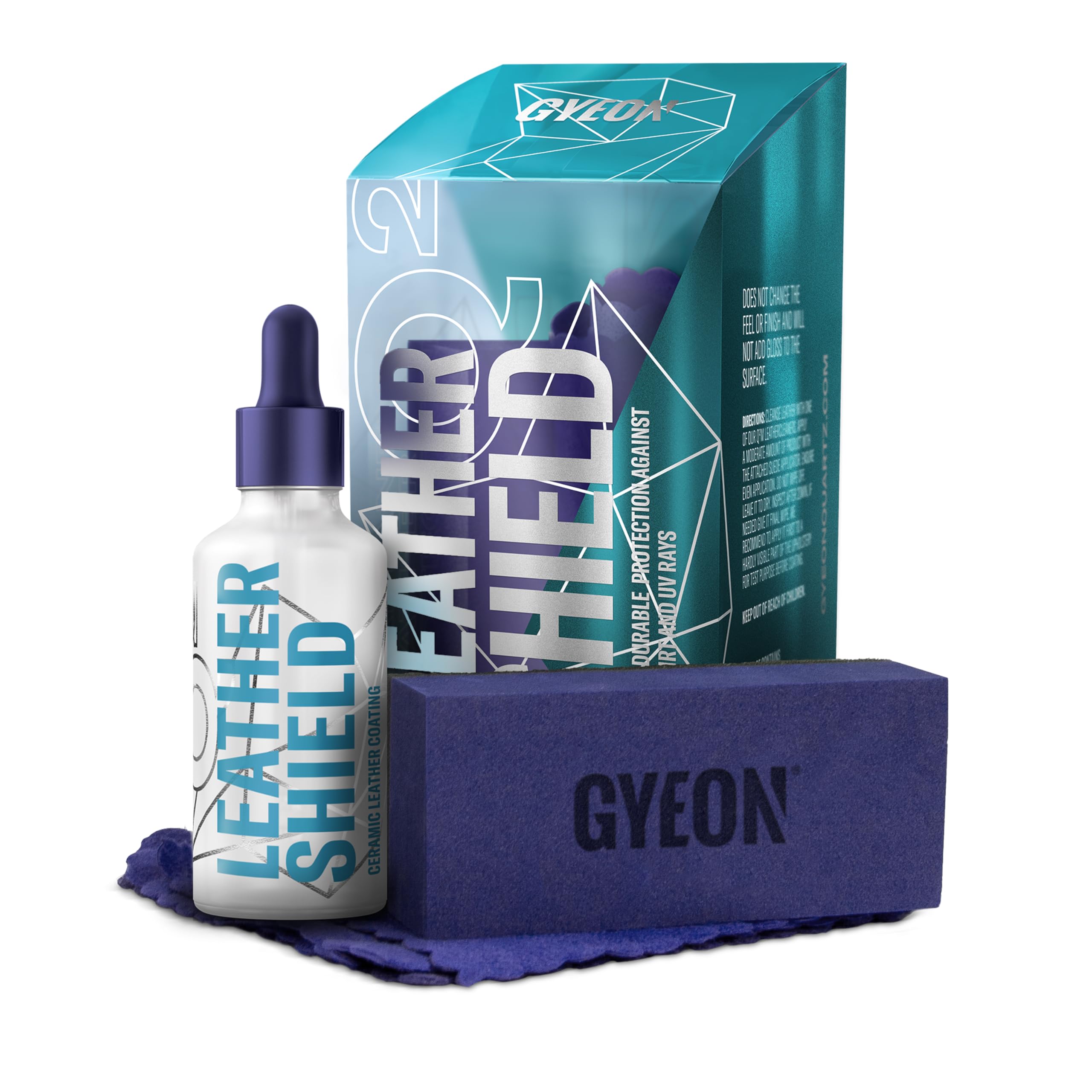 Gyeon Quartz Leathershield 50Ml - Advanced Sio2 Ceramic Coating For Leather - All Types Of Natural Leather And Vegan Leather Ali
