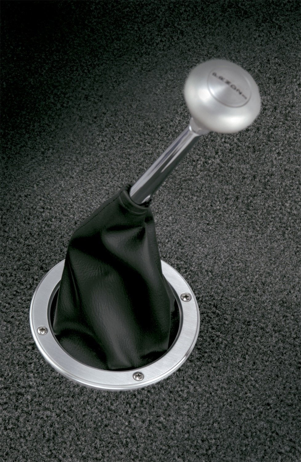 Lokar 70-Bhrb Billet Round Shifter Boot Ring With Boot