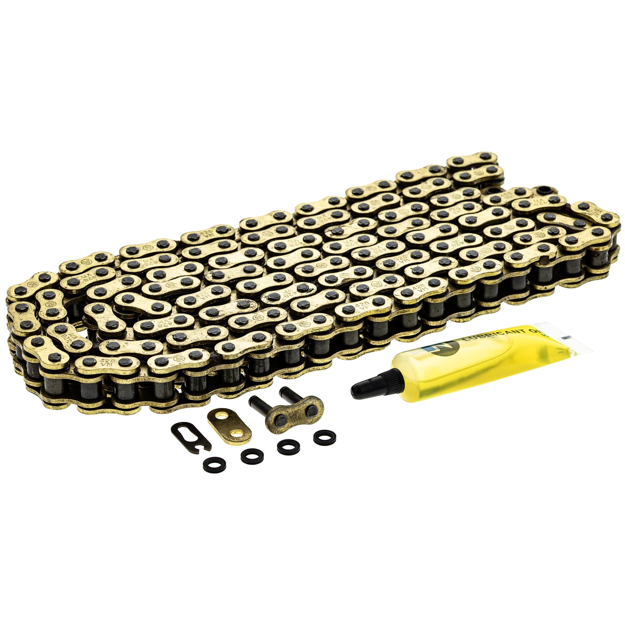 Niche Gold 428 X-Ring Chain 142 Links With Connecting Master Link