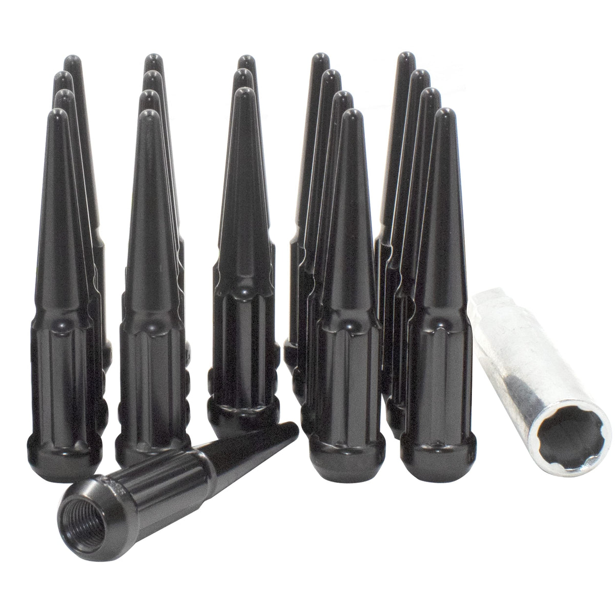 Wheel Accessories Parts 20 Pcs 12Mm 1.50 12X1.50 Thread Lug Nuts Spike Spline So WBHDWB07H9HWKPT
