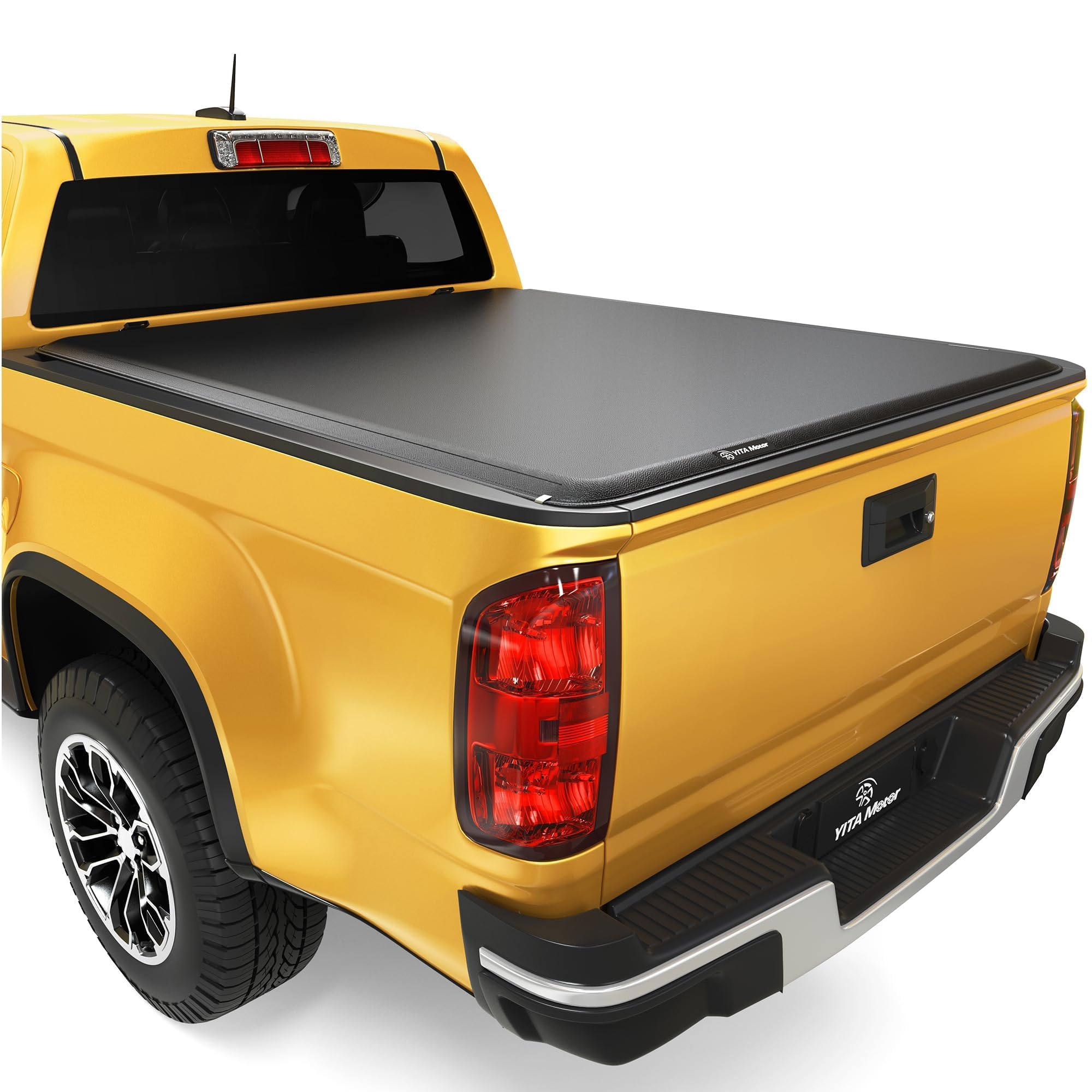 Yitamotor Soft Roll Up Truck Bed Tonneau Cover Compatible With 2015-2025 Chevy Colorado/Gmc Canyon, Fleetside 5.2 Ft Bed