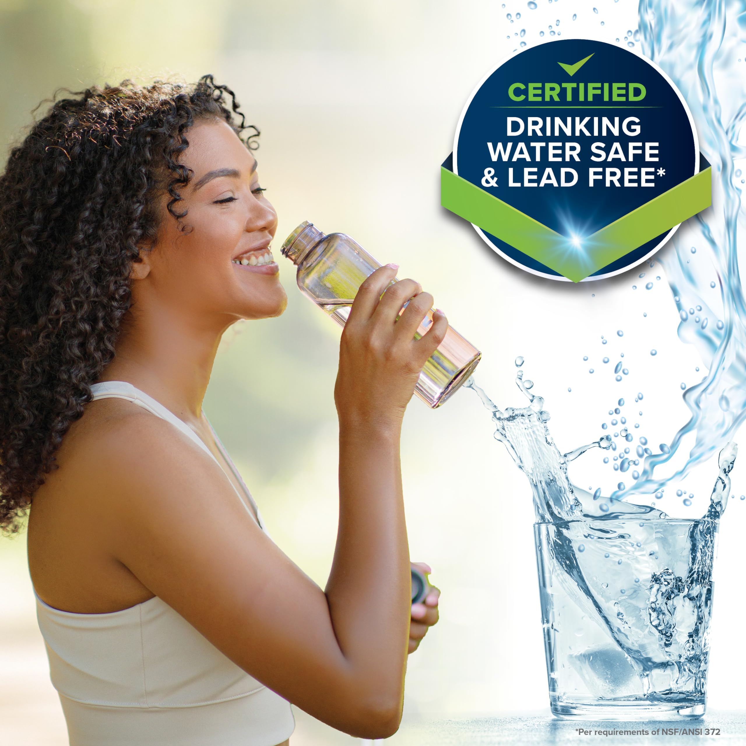 Camco Brass Water Pressure Regulator With Gauge- Helps Protect Rv Plumbing And Hoses From High-Pressure City Water - Easy Read Gauge (40064)