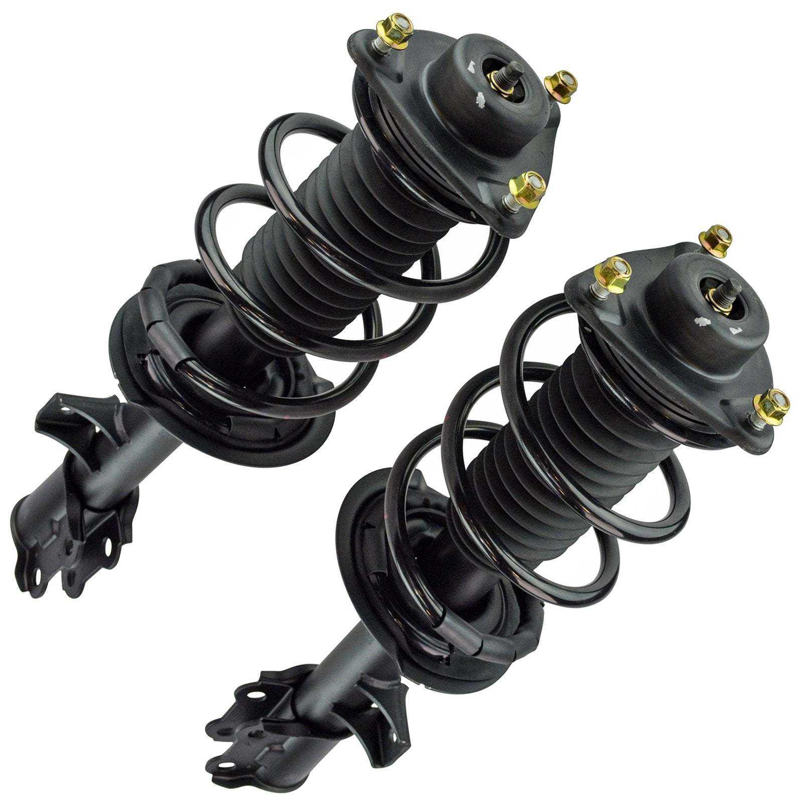 Trq Front Strut & Coil Spring Assembly Set Driver & Passenger Sides Compatible With 10-15 Hyundai Tucson 11-16 Kia Sportage