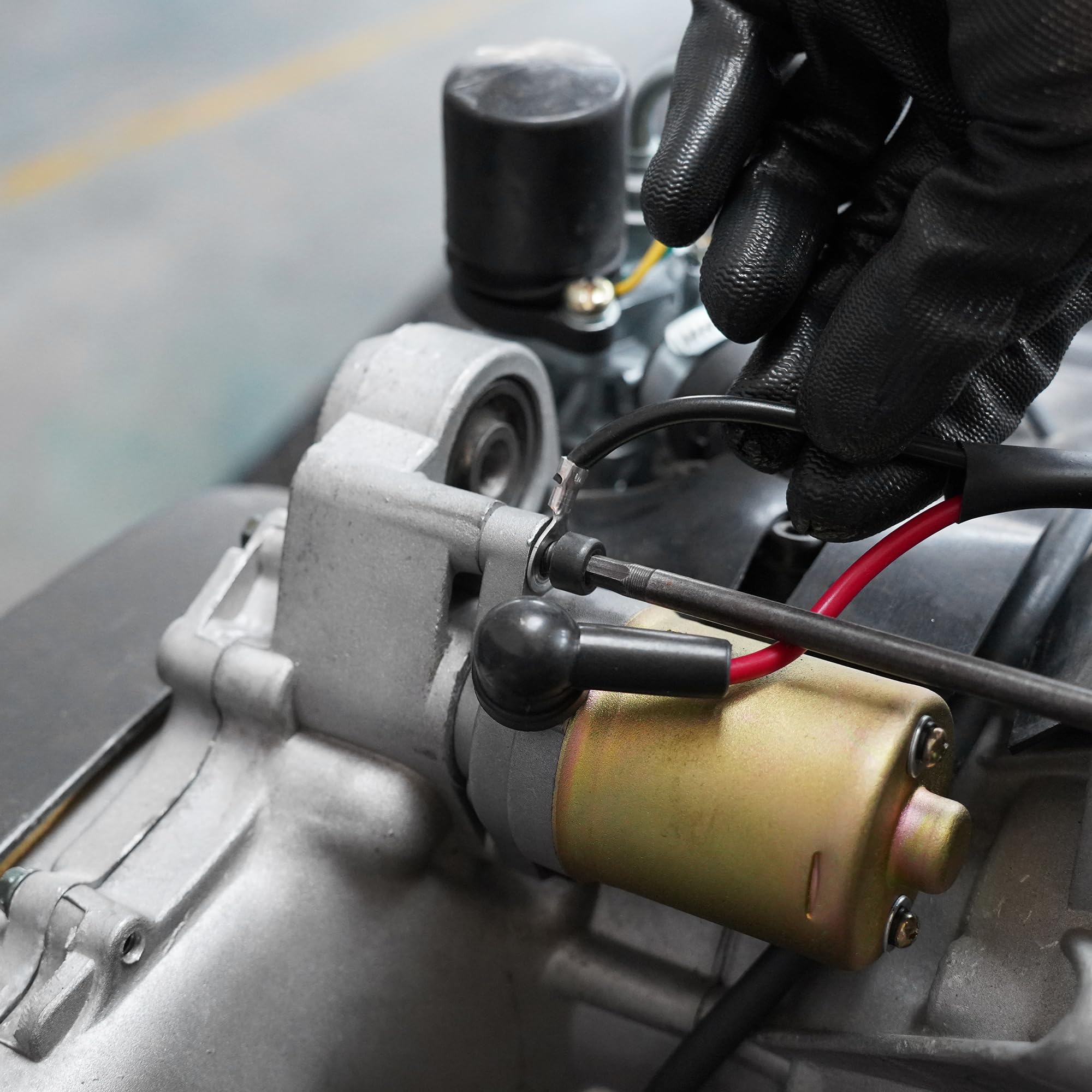 Starter Motor Compatible With Predator Sportsman Scramber 90 Outlaw 50 Atv, Replace Starter Oem Part # 0451692