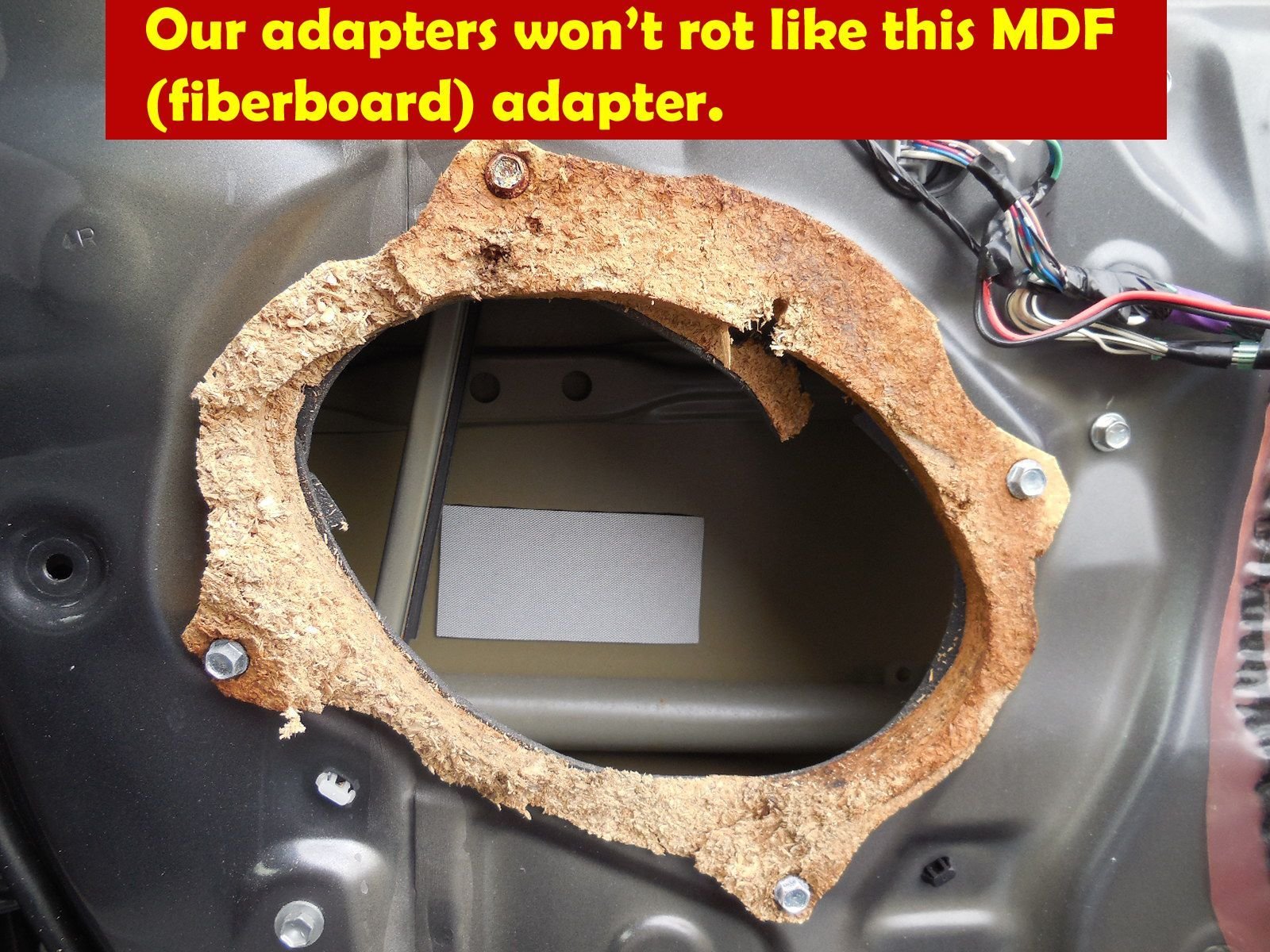 Front Door Speaker Adapter Spacer Rings Fits 1998-2005 Lexus Gs300 / Gs400 - Sak002_5534-1 Pair