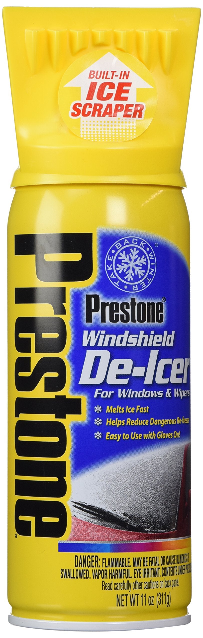 Prestone Windshield De-Icer, 11 Oz