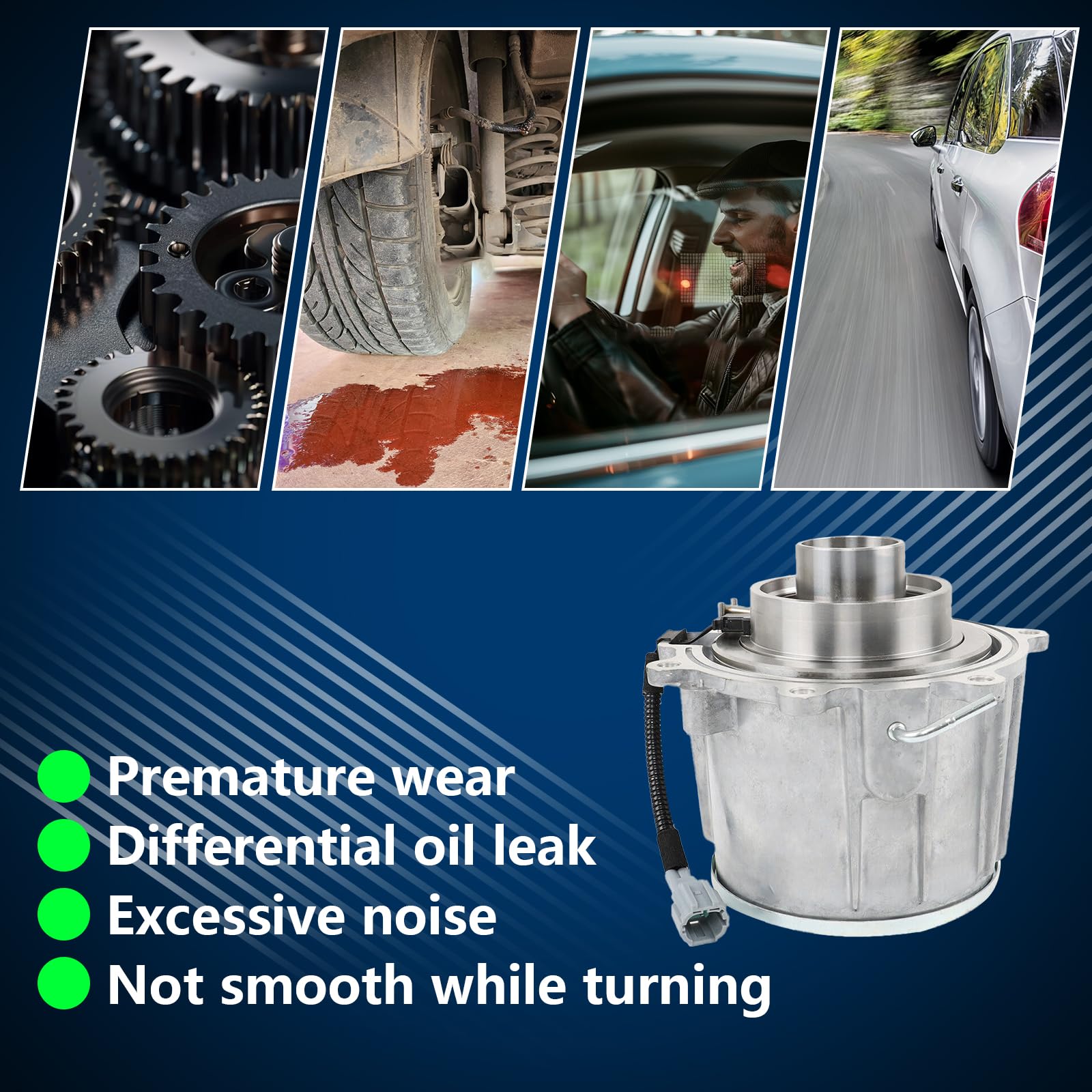 B.ZSSY 387614BF1A Rear Differential Viscous Coupler Compatible with 2014-2020 Nissan Rogue 2015-2020 Murano 2017-2020 Rsport Qas