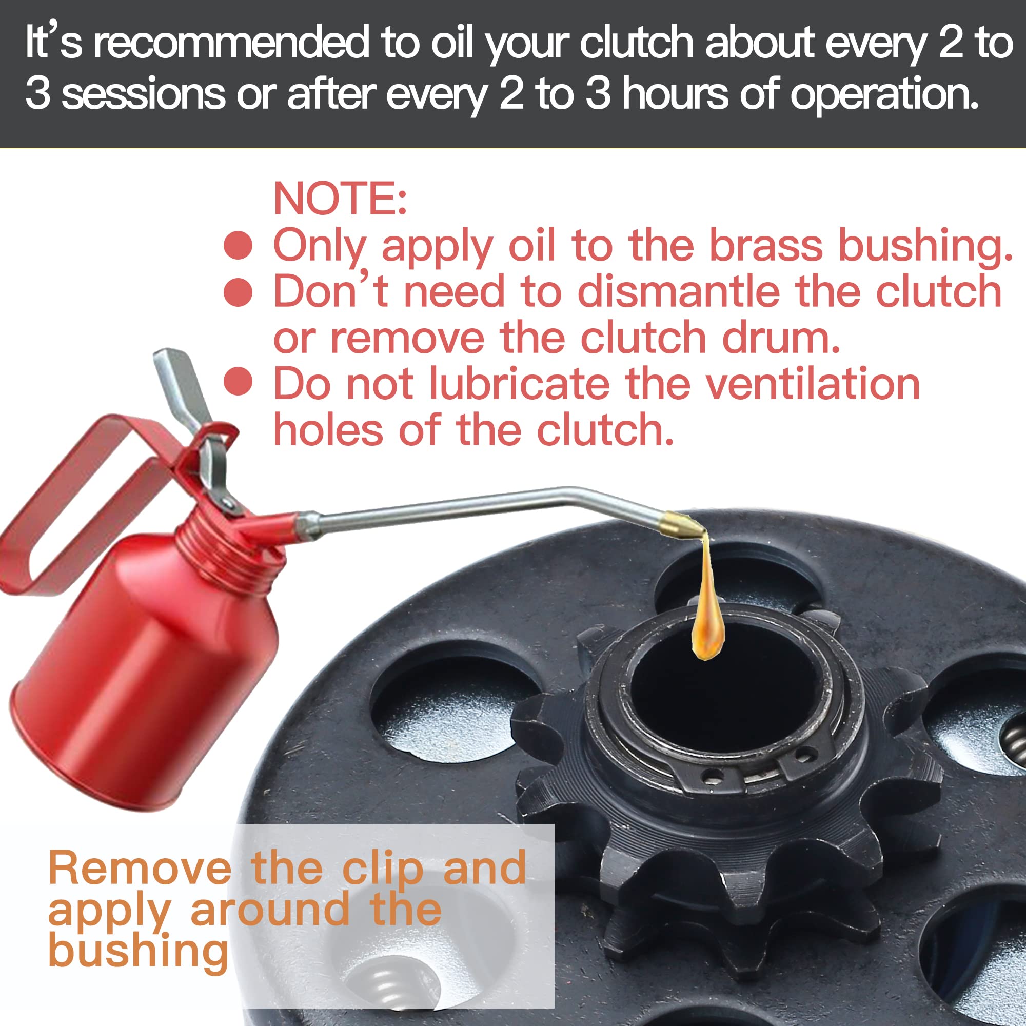 LotFancy Go Kart Clutch 5/8 Bore, 11 Tooth Centrifugal Clutch for #35 Chain, Fits Predator 2.8 HP 97cc Engine, Some Older 3hp