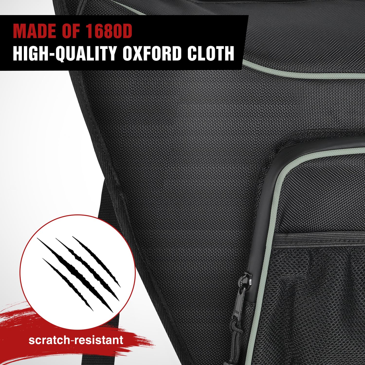 Frokom RZR Storage Bag,1680D UTV Center Bag with Multiple Pockets, UTV Cab Pack Center Seat Bag Fit for Polaris RZR XP 1000 Turb