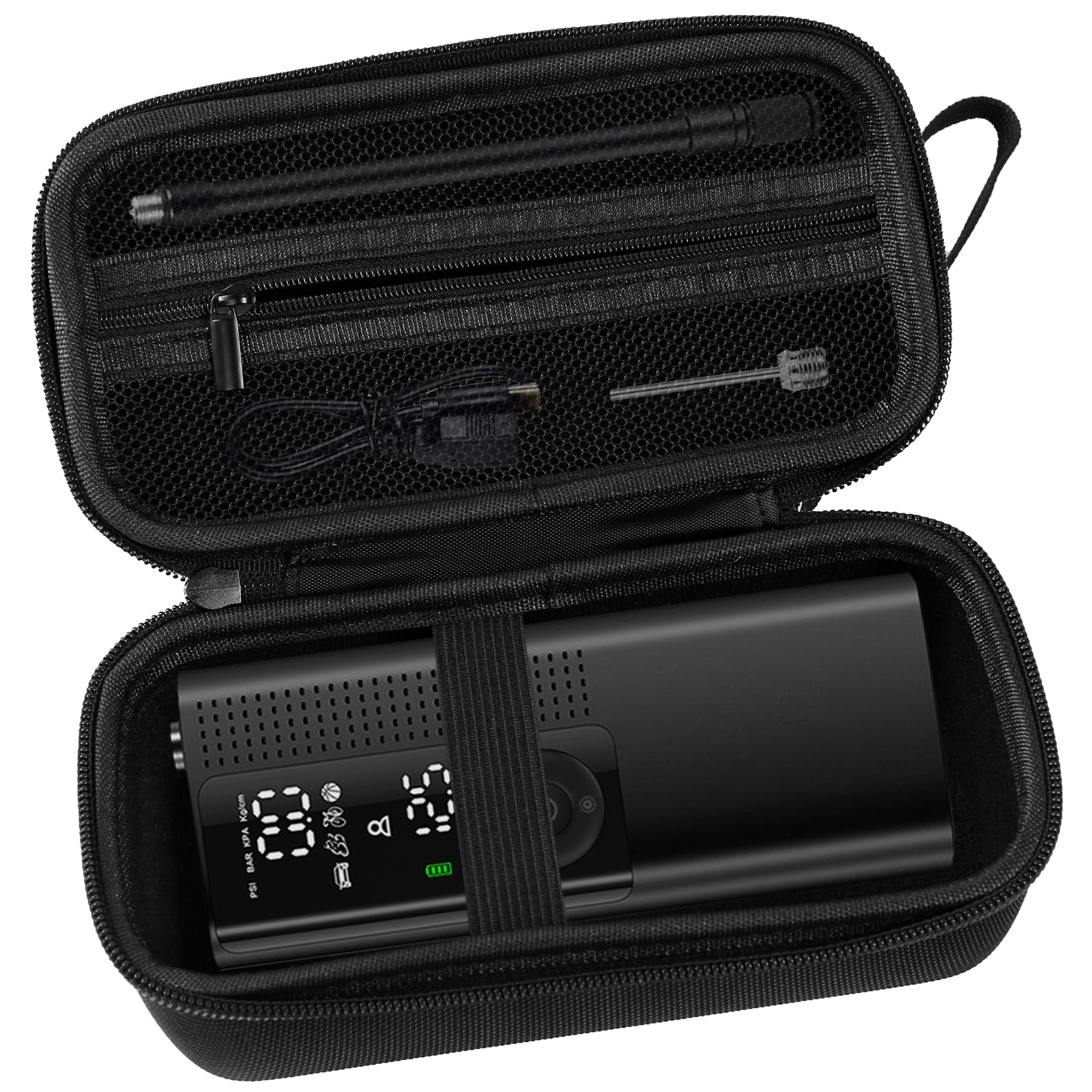 Case for Airmoto Tire Inflator Portable Air Compressor Case,120 PSI Air Pump,Car Tire Pressure Gauge (120 150 PSI) Storage Bag, 