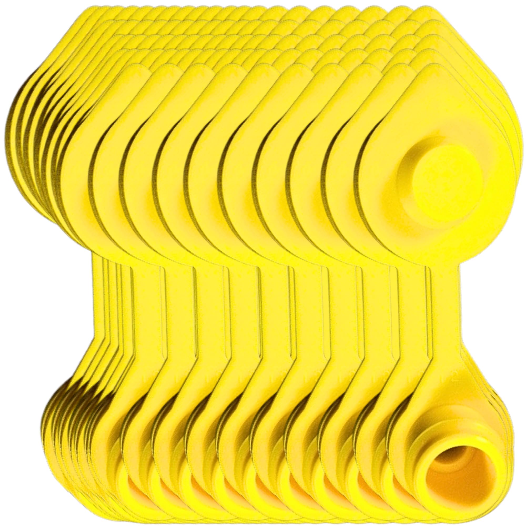 50pcs Yellow Gas Can Vent Caps - Can Vents for Plastic Cans & Metal Fuel Jugs, Vent Kit for Blitz Gas Can, Fuel Can Vent Caps fo