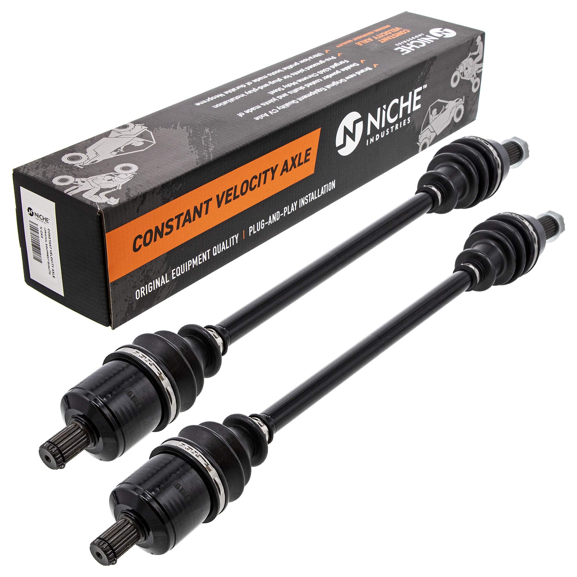 Niche Front Left And Right Cv Axle Drive Shaft For Polaris Rzr 4 900 1000 General 2 Pack