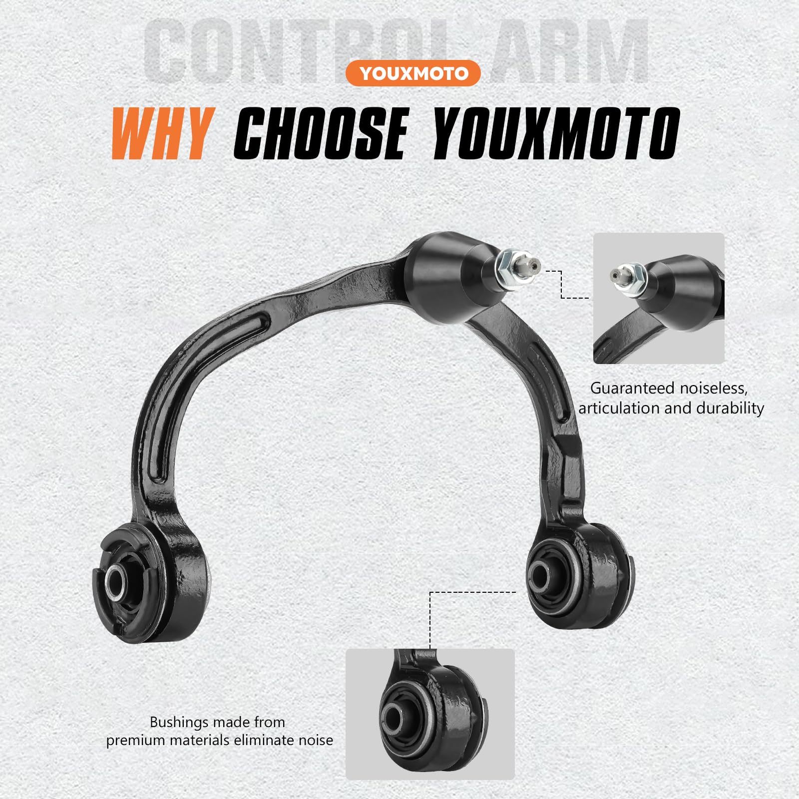 8PCS Front Upper Driver & Passenger Control Arms Suspension Fit for Ford Expedition 2004-2006, Fit for Lincoln Navigator 2004-20