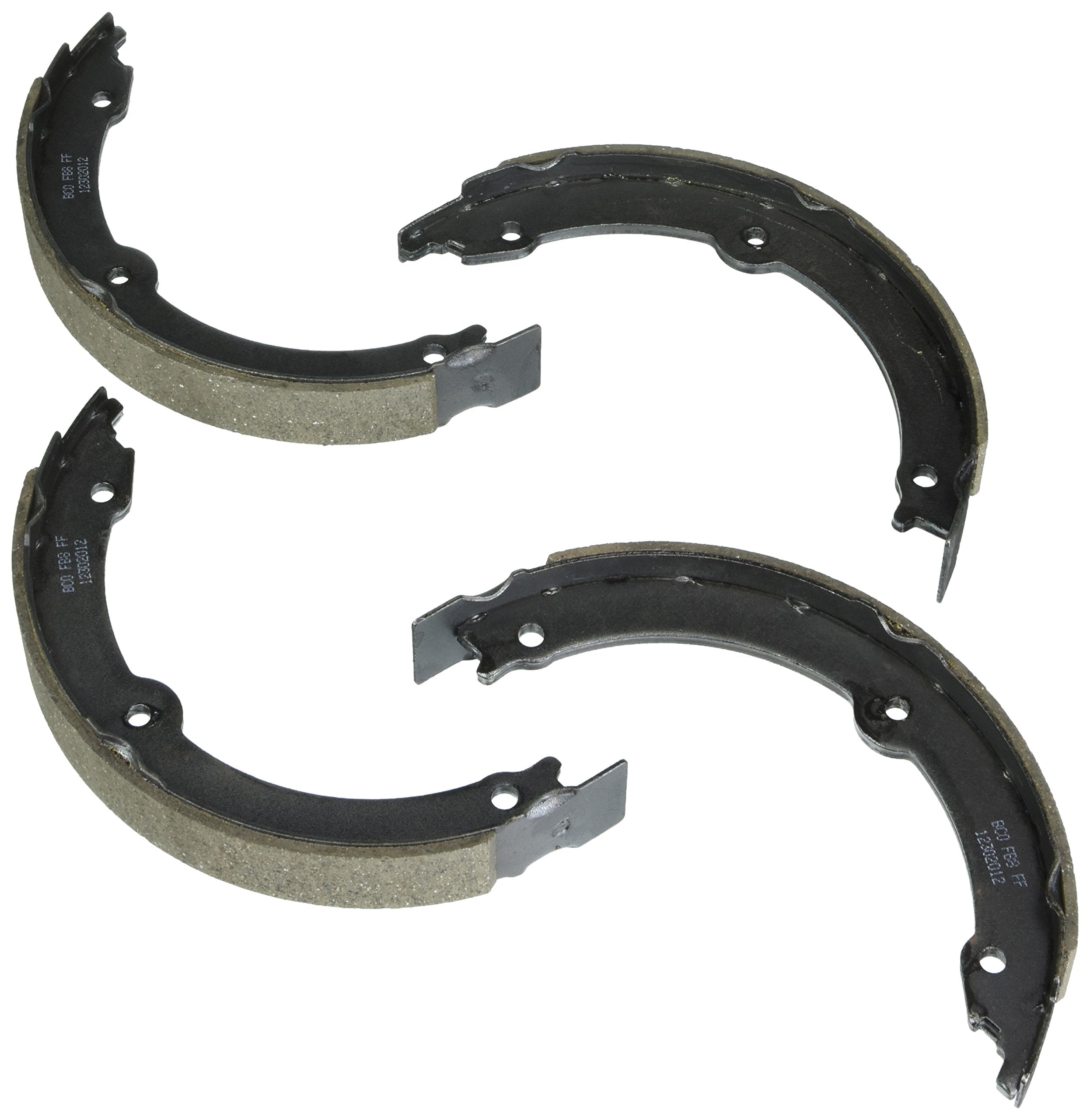BOSCH BS943 Blue Parking Brake Shoe Set - Compatible With Select Lexus LX570; Toyota Land Cruiser, Sequoia, Tundra
