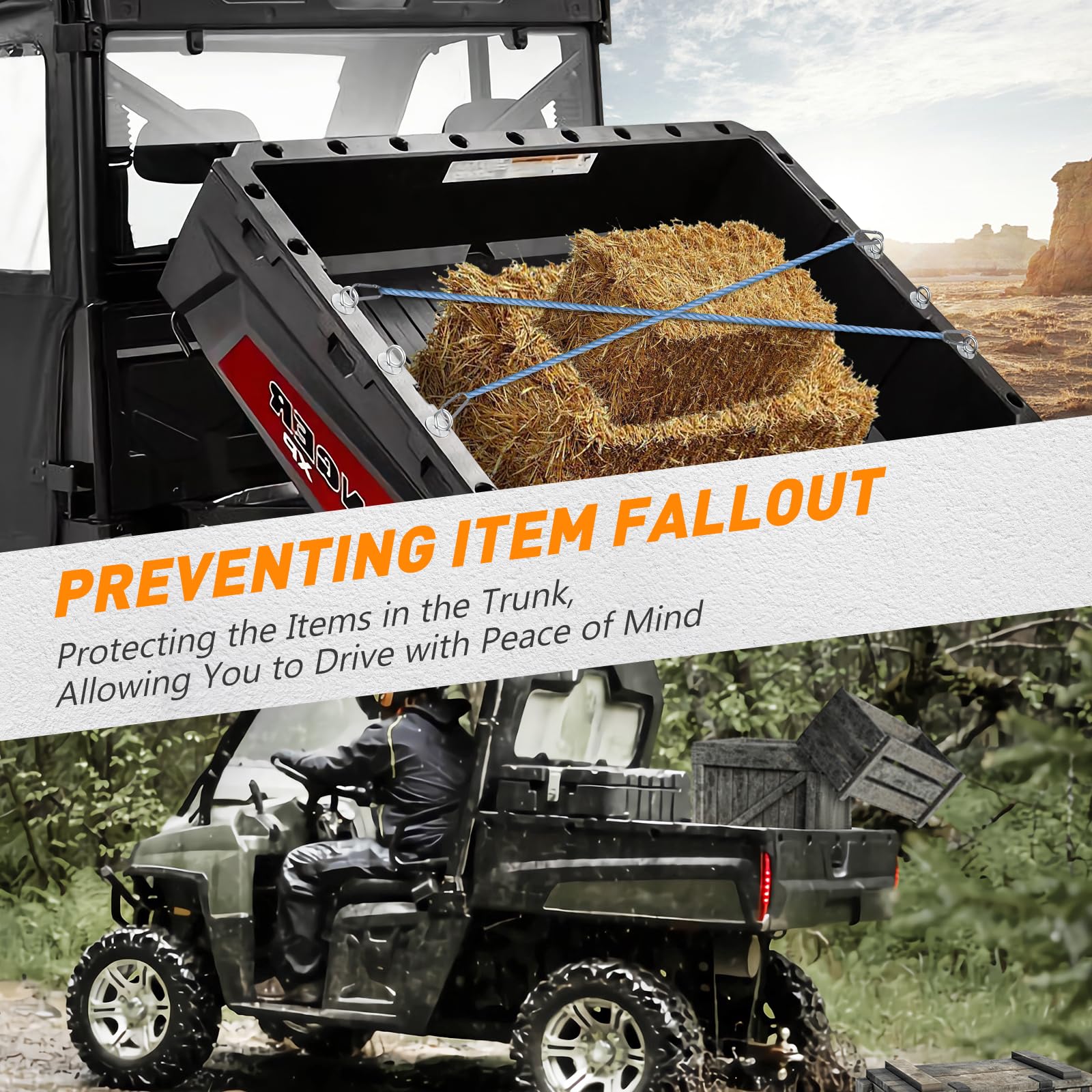 Quickwolf Ranger General Tie Down Anchor Bed Anchor Compatible With Polaris Ranger 1000 Xp 900 800 700 500 570 General 1000 Lock And Ride Anchor Utv Accessories (Black,6 Pcs)