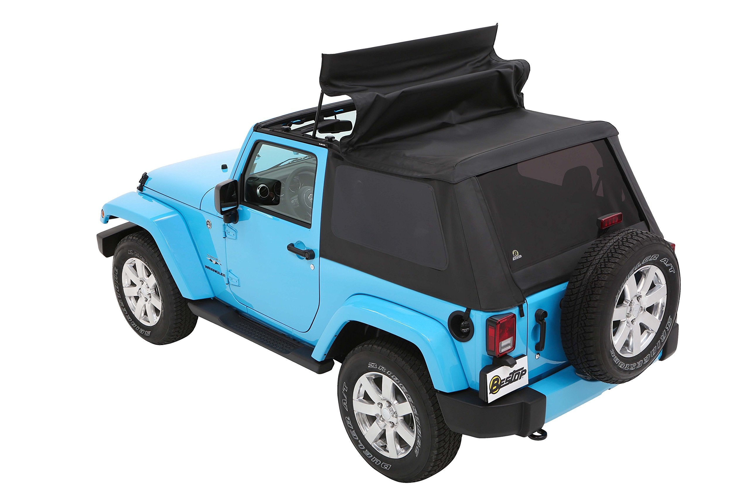 Bestop 56852-35 Black Diamond Trektop For 2007-2018 Jeep Wrangler Jk 2-Door