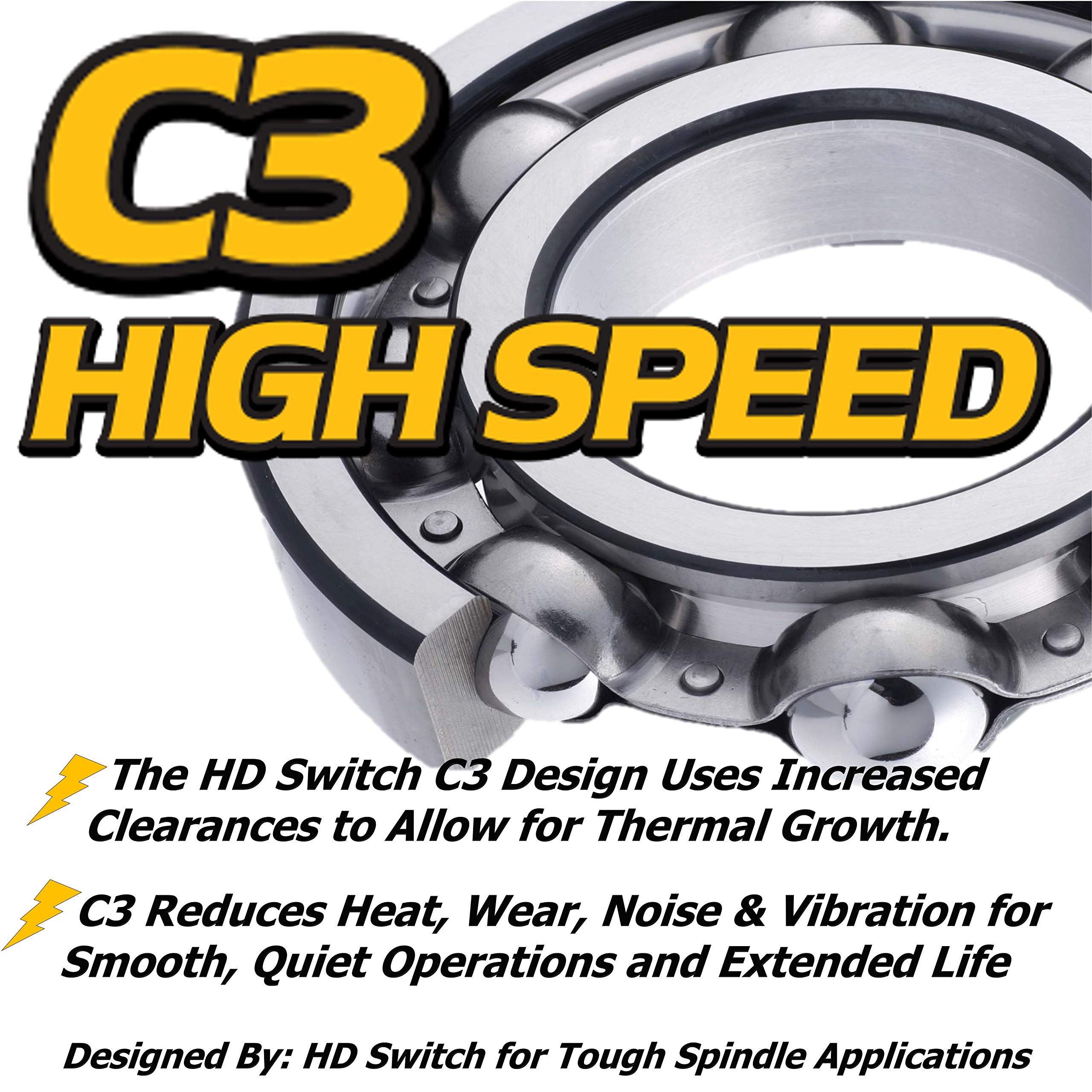 Hd Switch (6 Pack) Spindle Bearing Rebuild For John Deere D100 D110 D120 D130 D140 D150 D155 D160 D170 La100 La105 La115 La120 L