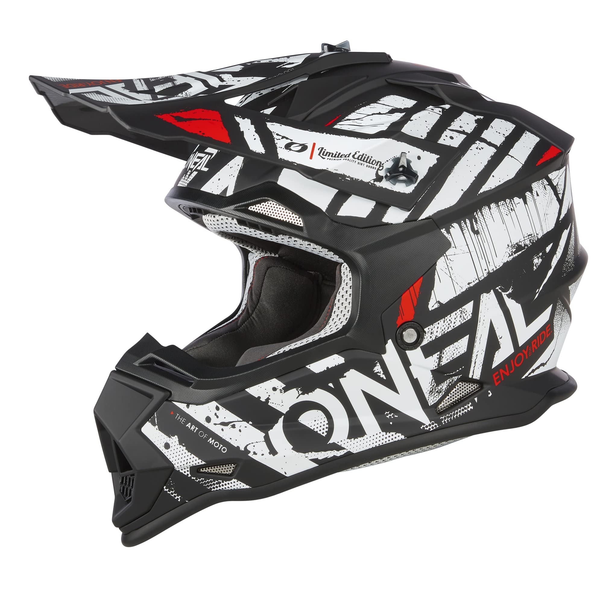 ONEAL 2 SRS Helmet Glitch Black/White, SM
