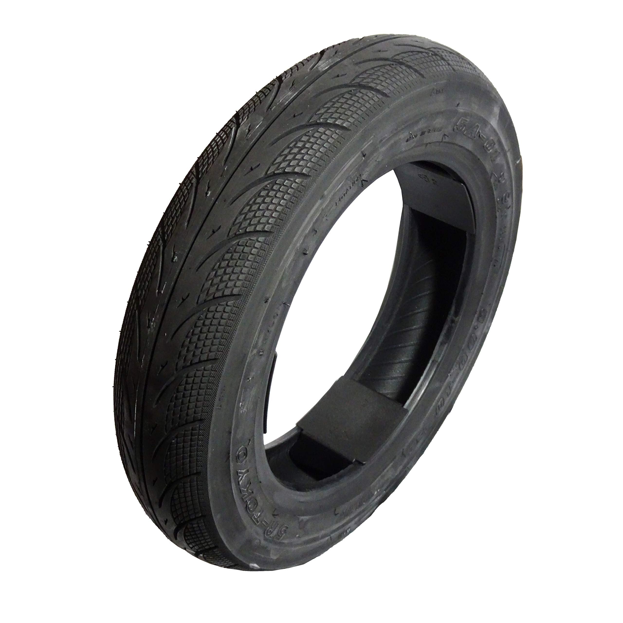 5A01 90/90-10 Scooter Tubeless Tire, 50J, Front/Rear Motorcycle/Moped 10' Rim