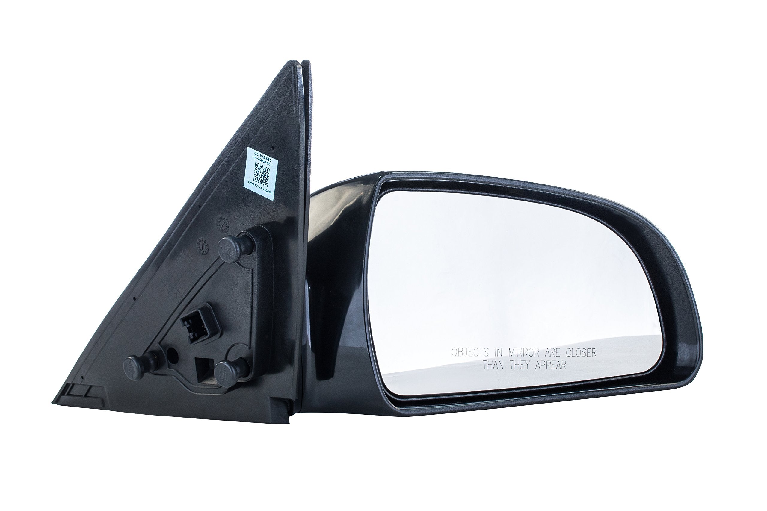 Dependable Direct Passenger Side Mirror Fits Hyundai Sonata 2006, 2007, 2008, 2009, 2010 - Heated, Power Adjust, Non-Folding And