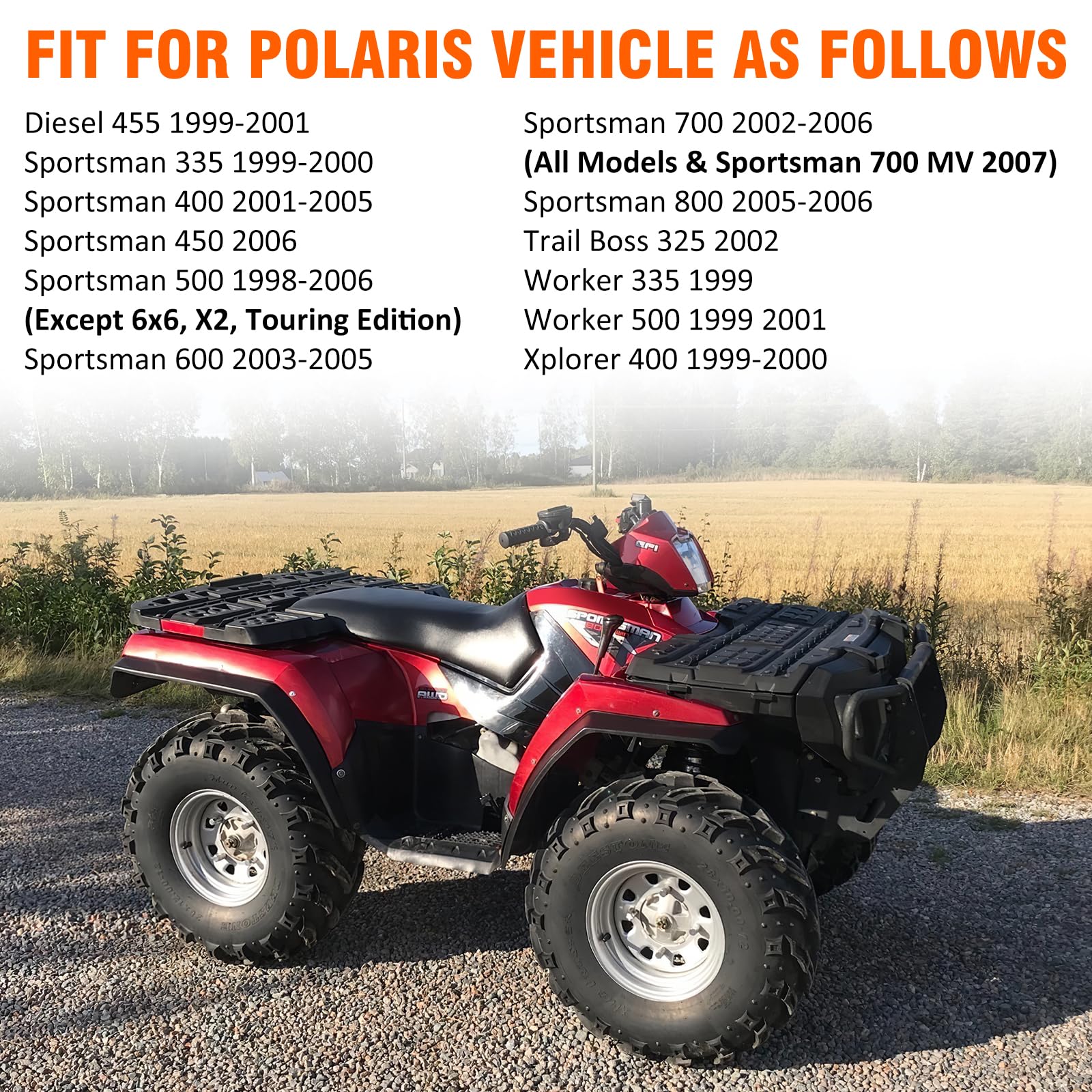 M MATI Front Left & Rear Brake Master Cylinder for Polaris Diesel 455 Sportsman 335 400 450 500 600 700 800 Trail Boss 325 Worke