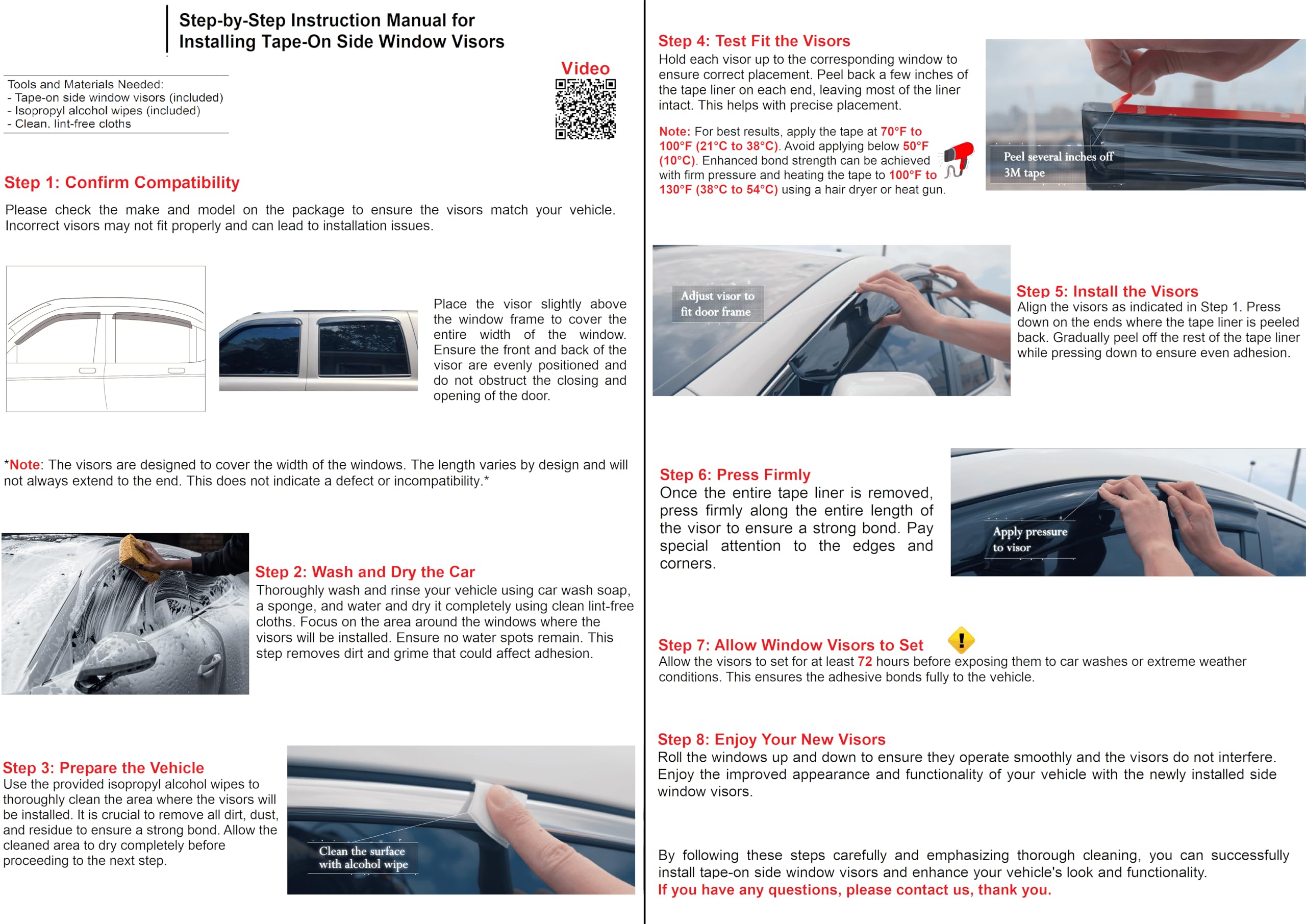 2021-2025 Tape-On Rain Guards For Hyundai Elantra Side Window Deflector Visors Se Sel Sport N Line Limited Hybrid Durable Tinted