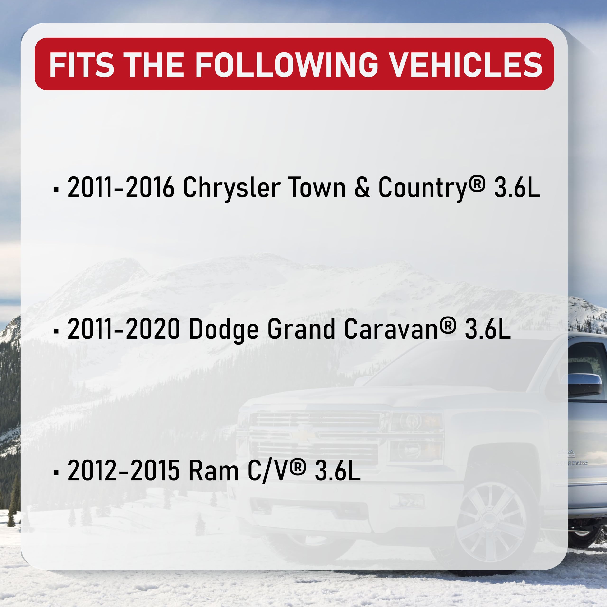 Engine Motor & Transmission Mount Set Of 4 - Compatible With Chrysler, Dodge, And Ram 3.6L Automatic Transmission - Town & Count